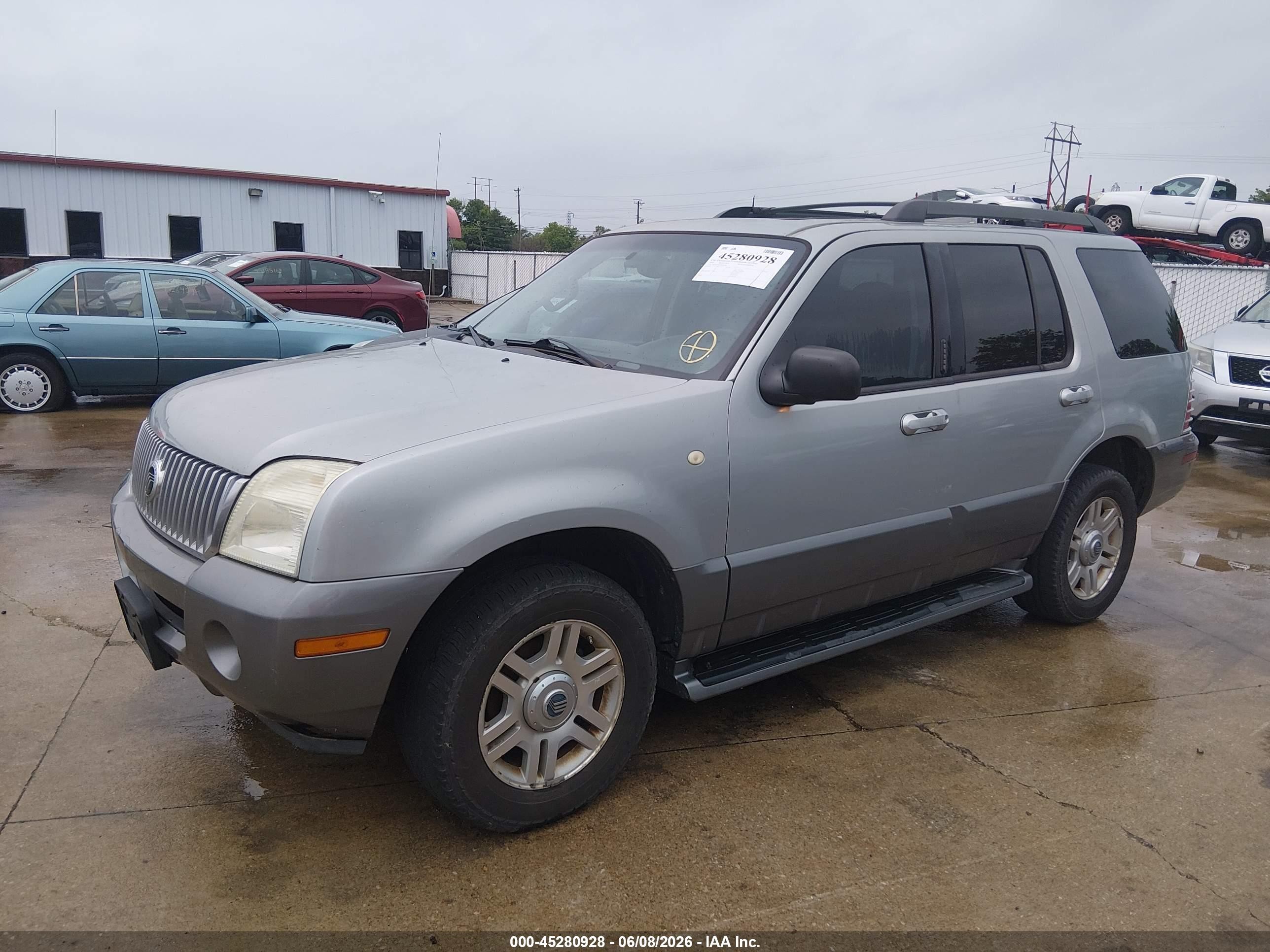 2005 Mercury Mountaineer   Gray vin: 4M2DU86K55ZJ04686