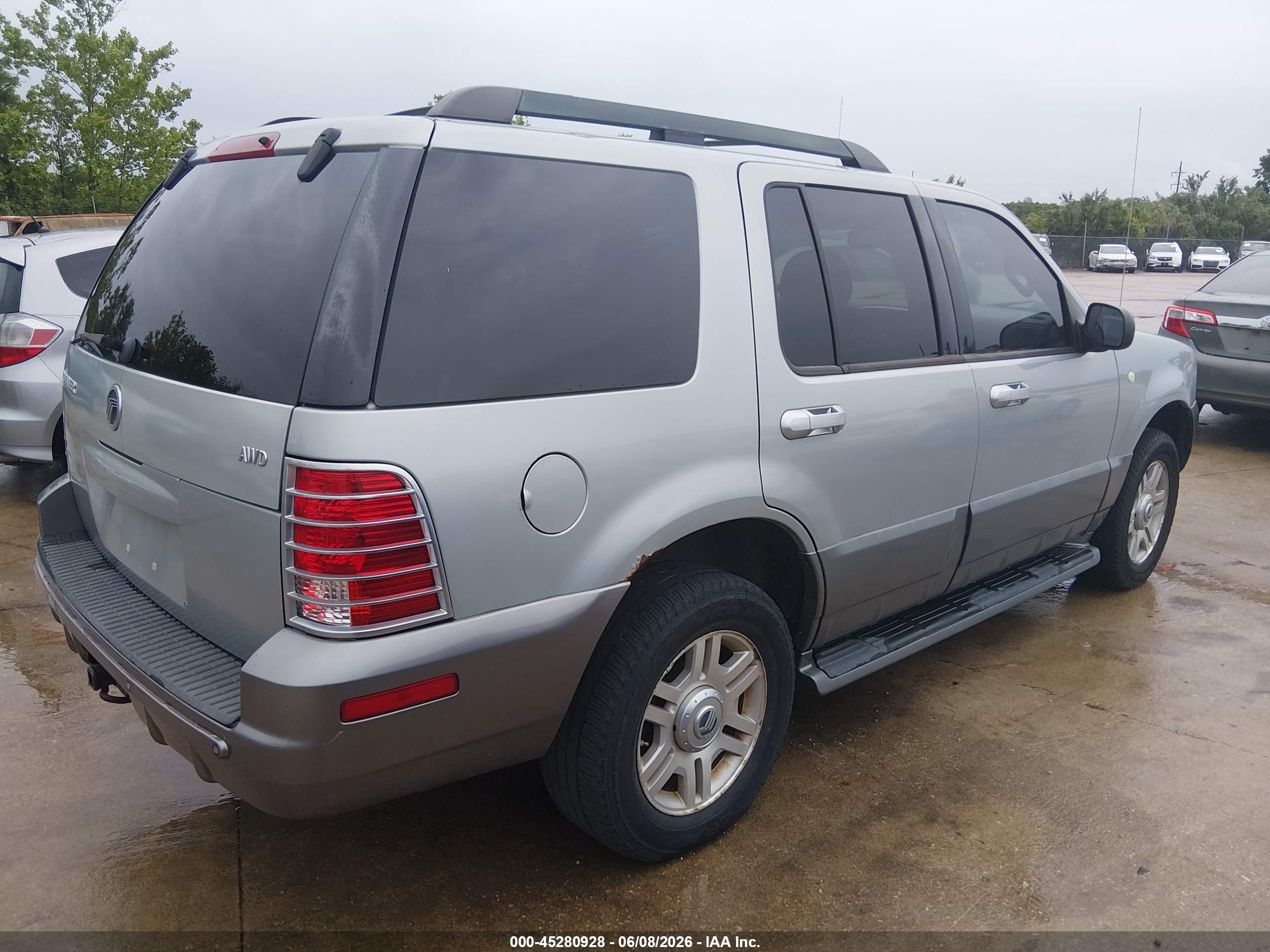 2005 Mercury Mountaineer   Gray vin: 4M2DU86K55ZJ04686