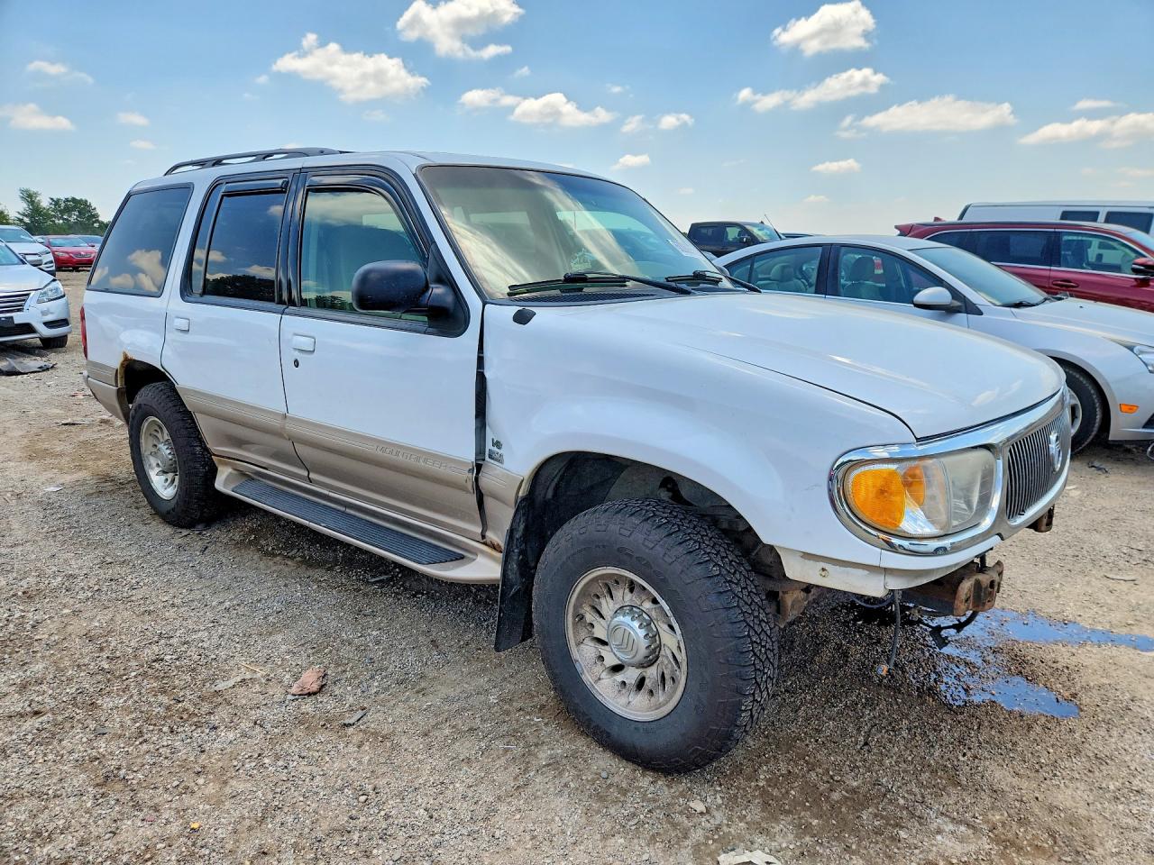 2000 Mercury Mountaineer White vin: 4M2DU86P5YUJ32355