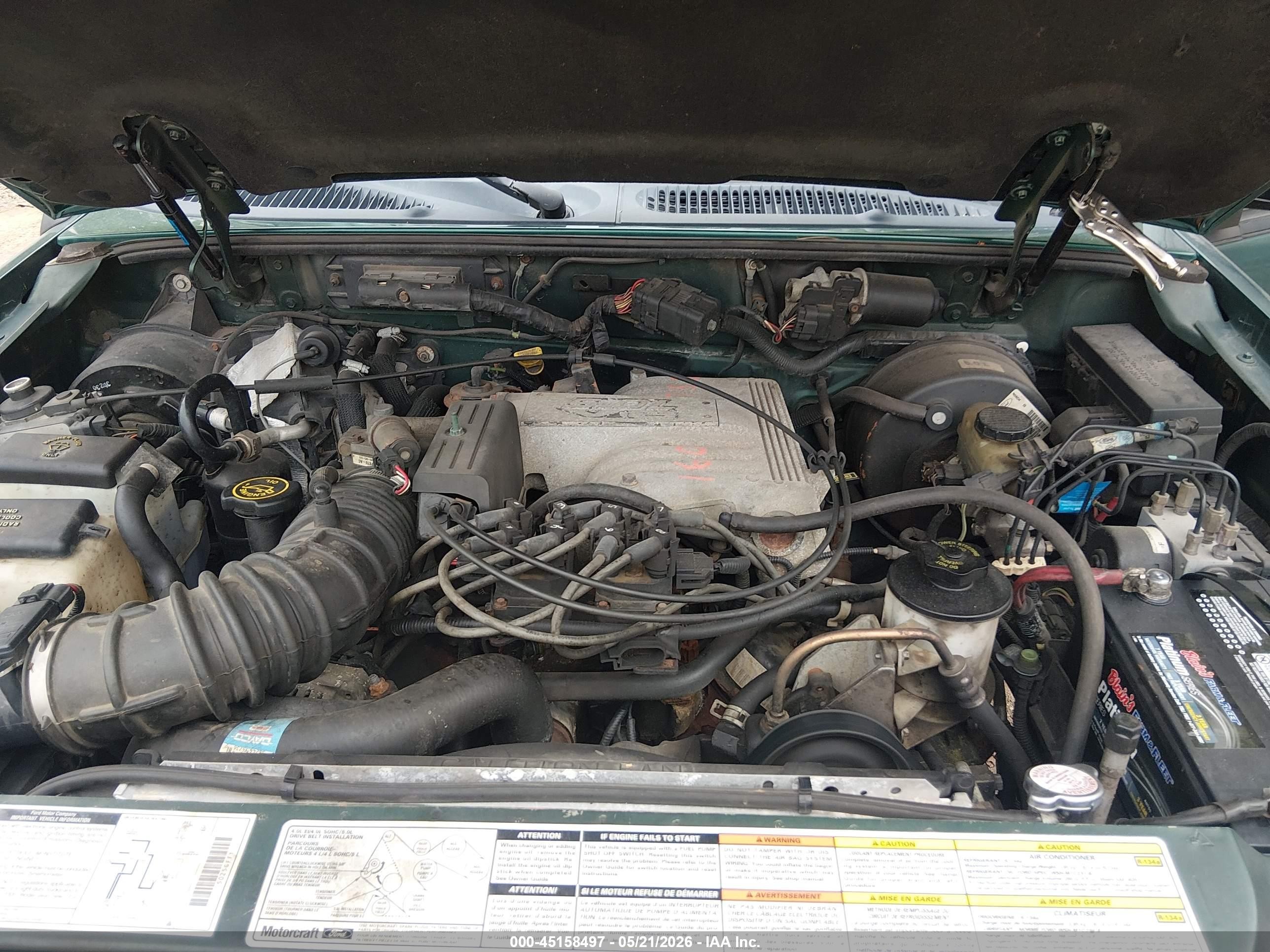 2000 Mercury Mountaineer   Green vin: 4M2DU86P6YUJ34700