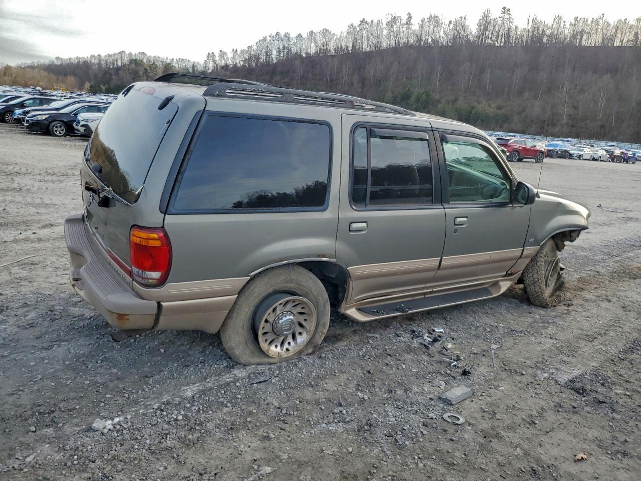 2001 Mercury Mountaineer Желто-коричневый vin: 4M2DU86P71UJ07169