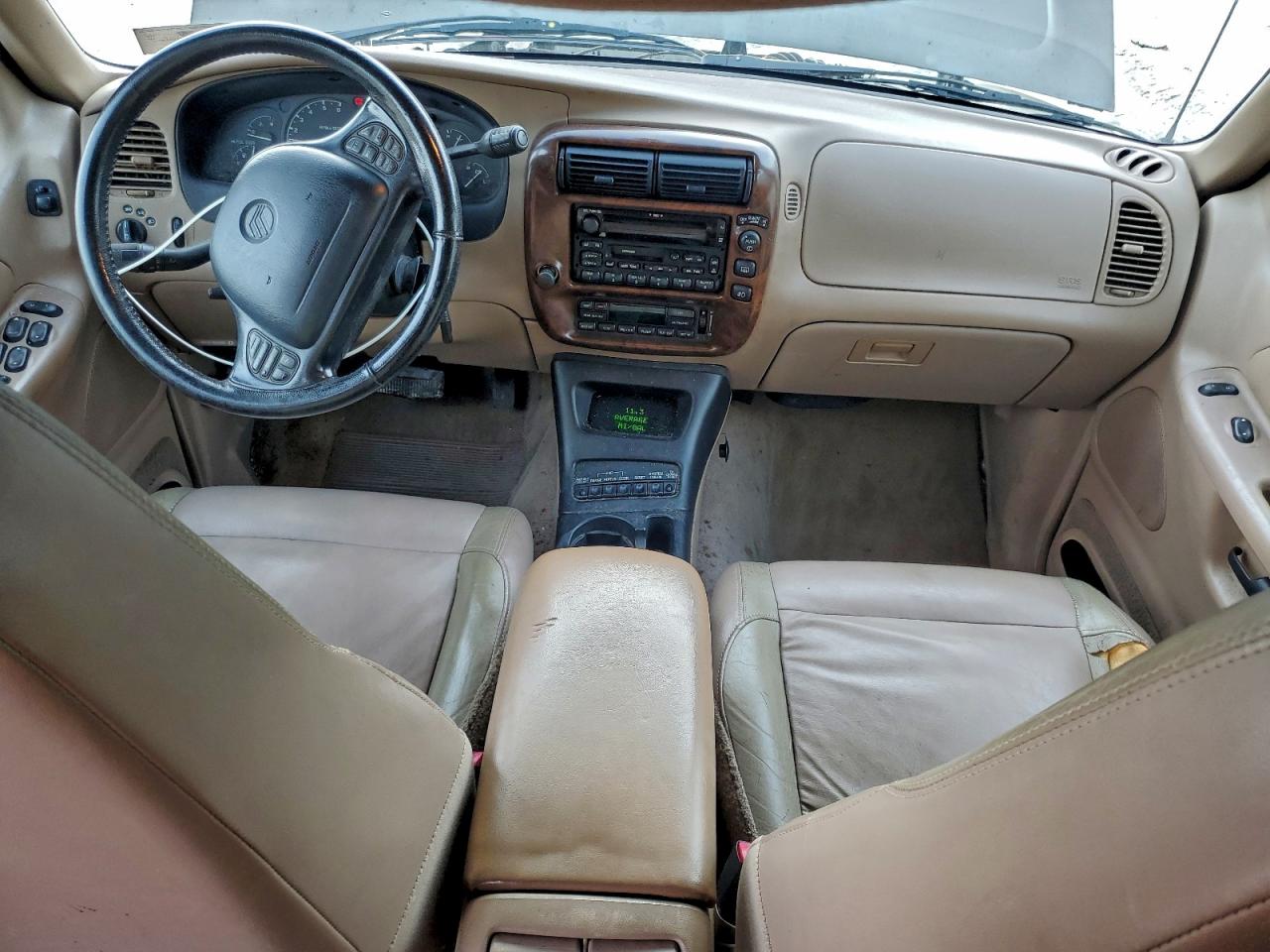 2001 Mercury Mountaineer Желто-коричневый vin: 4M2DU86P71UJ07169