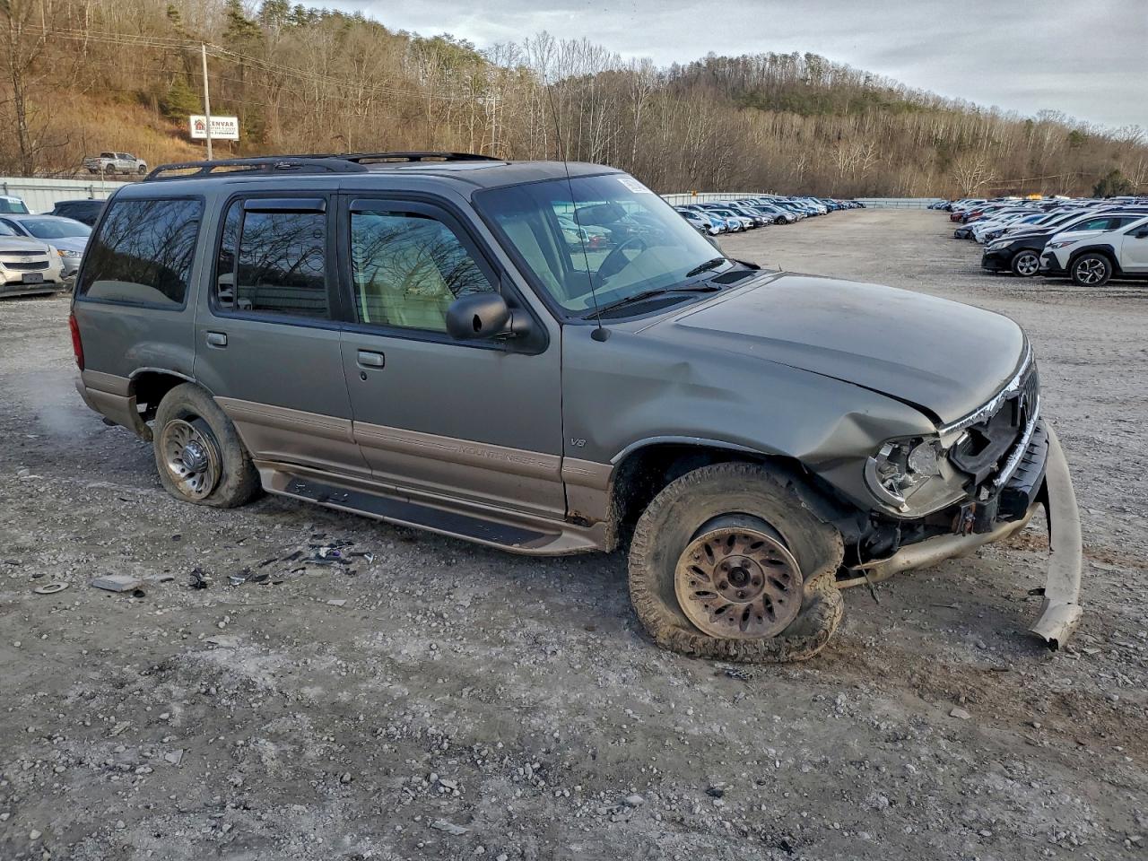 2001 Mercury Mountaineer Желто-коричневый vin: 4M2DU86P71UJ07169