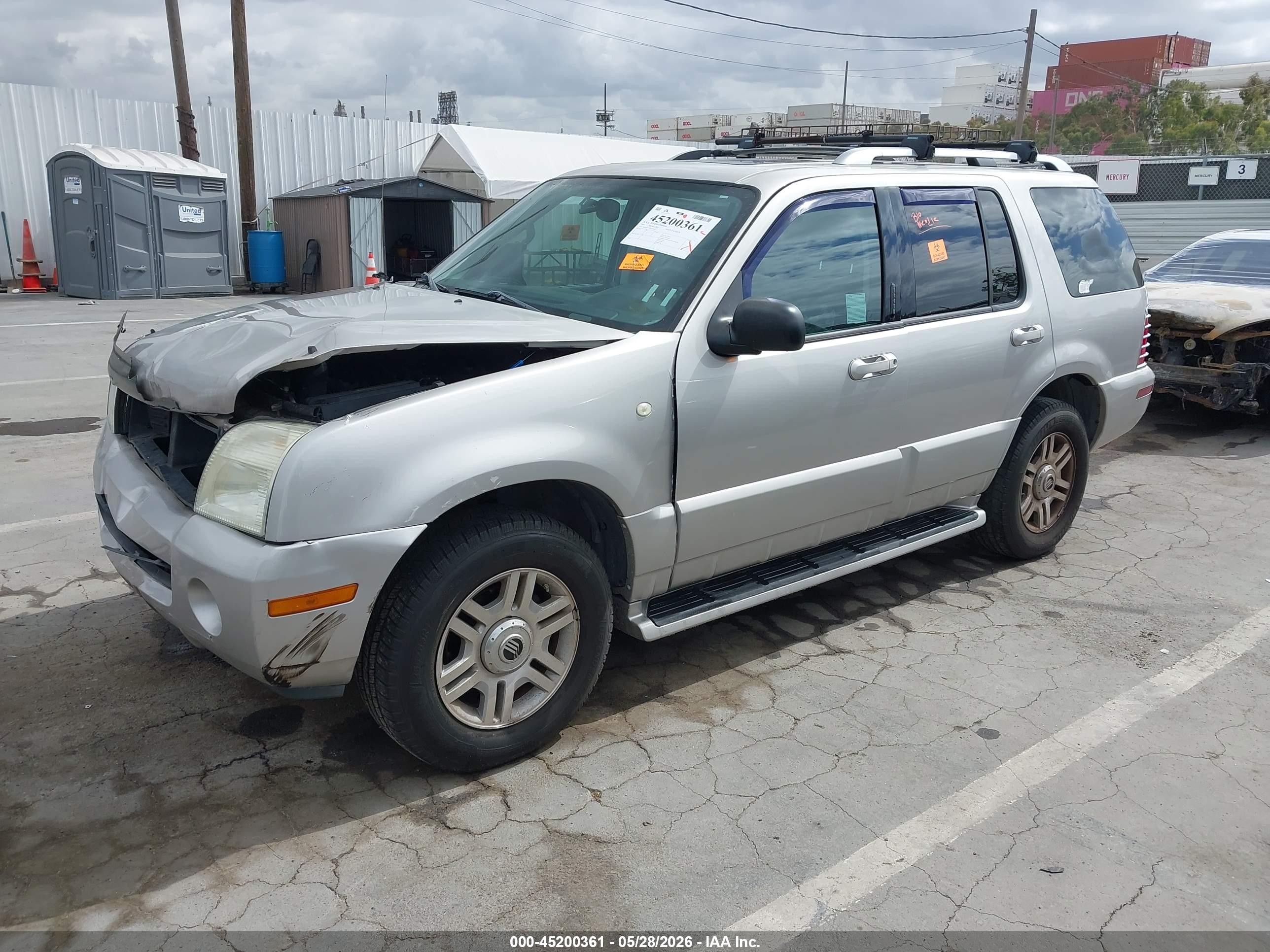 2004 Mercury Mountaineer   Beige vin: 4M2DU86W34ZJ45691