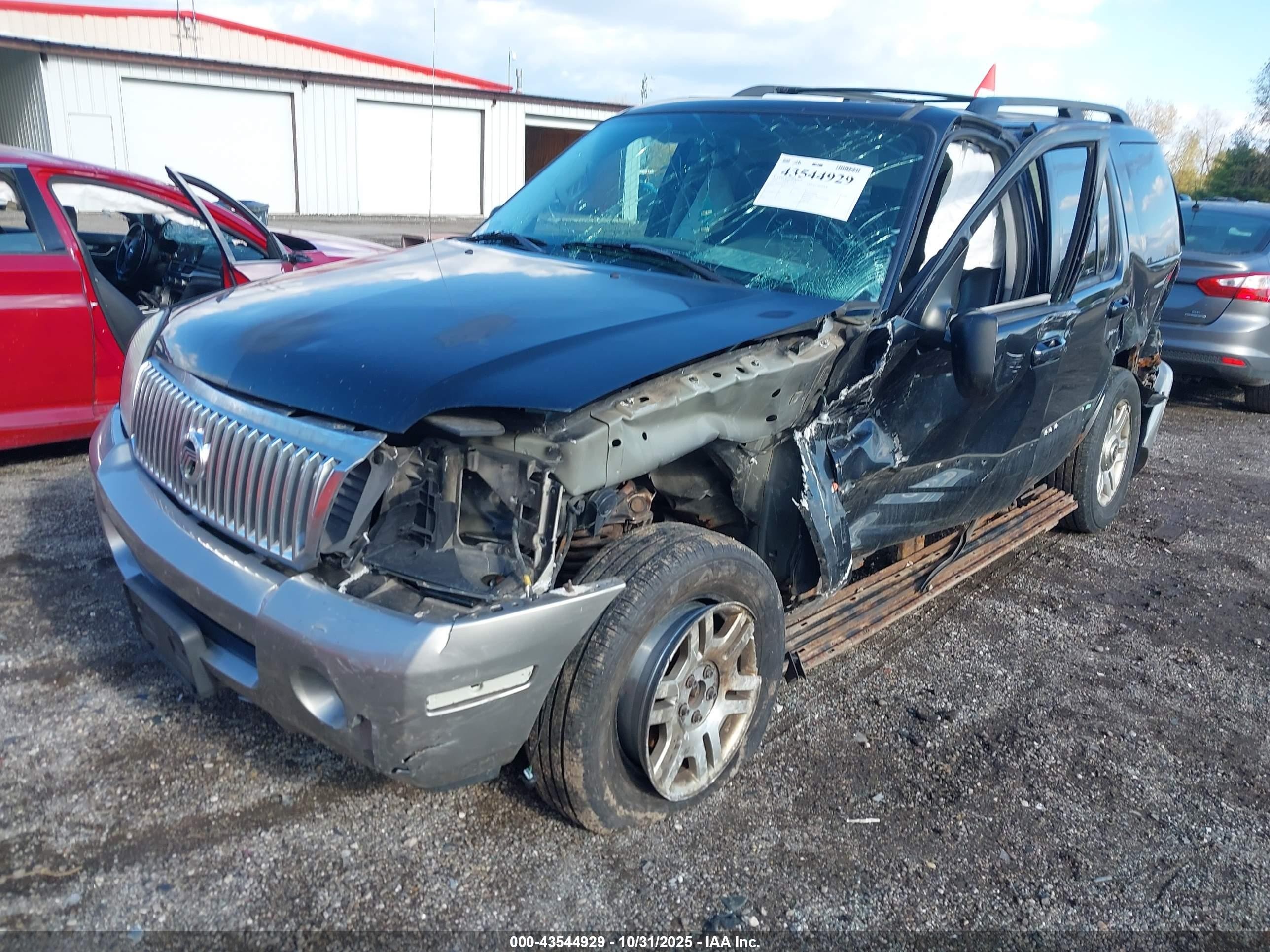 2003 Mercury Mountaineer Black vin: 4M2DU86W43UJ10704