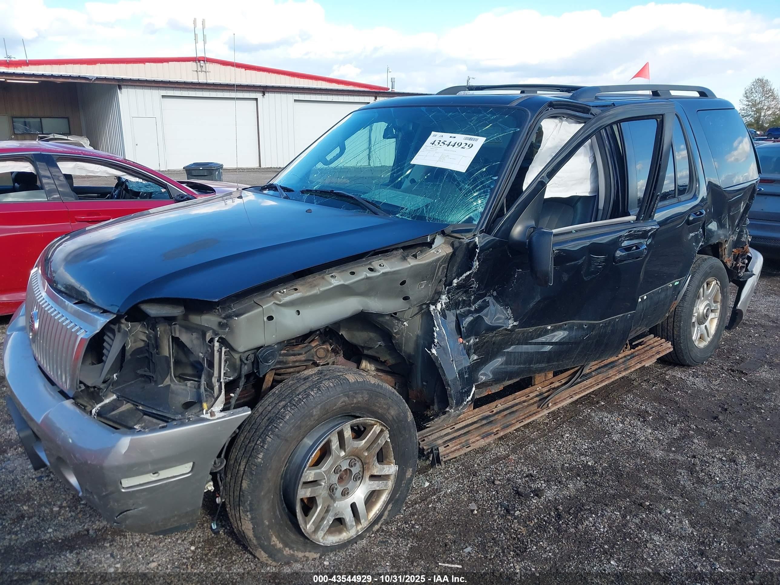 2003 Mercury Mountaineer Black vin: 4M2DU86W43UJ10704