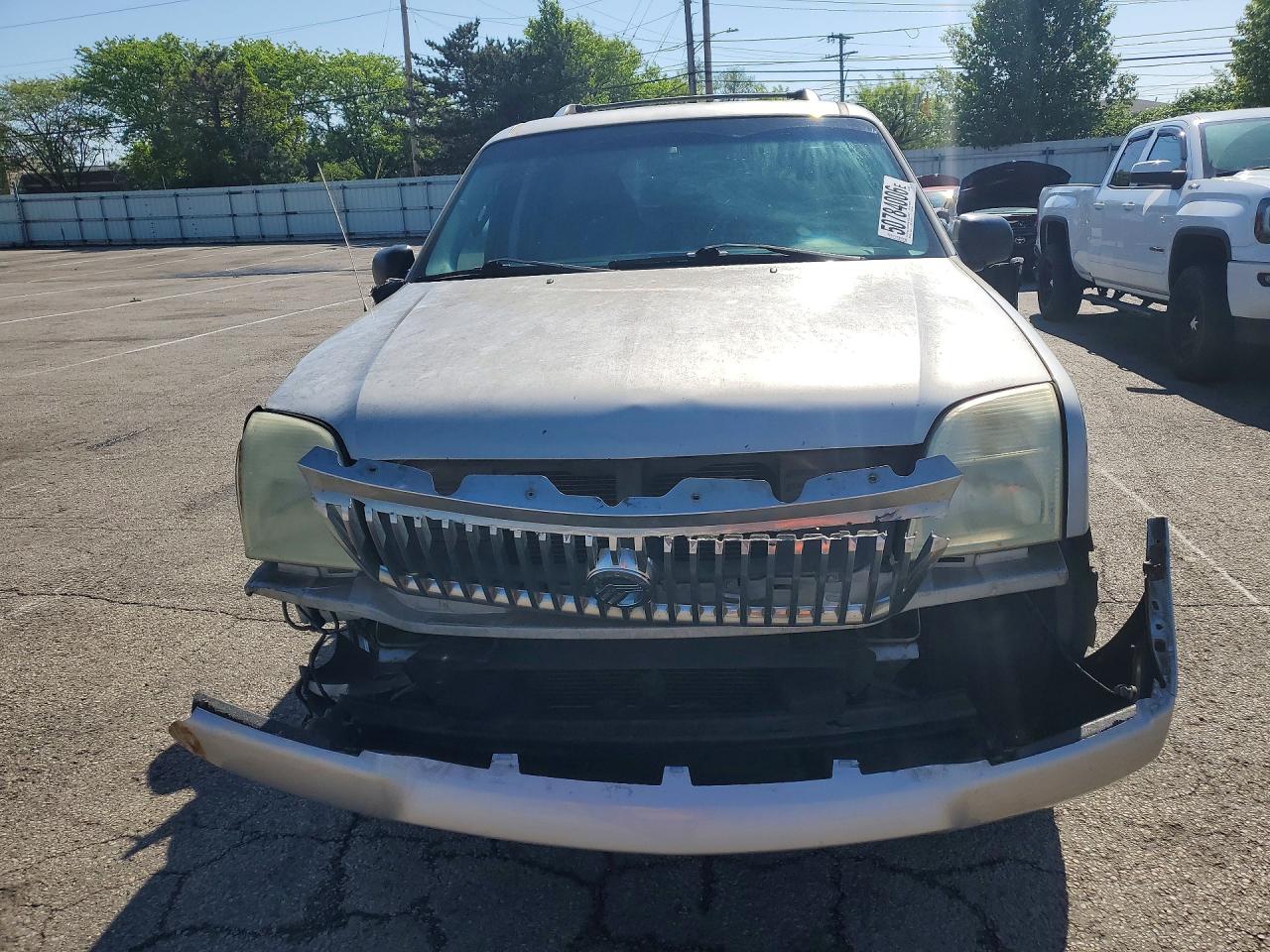 2004 Mercury Mountaineer Silver vin: 4M2DU86W54ZJ29427