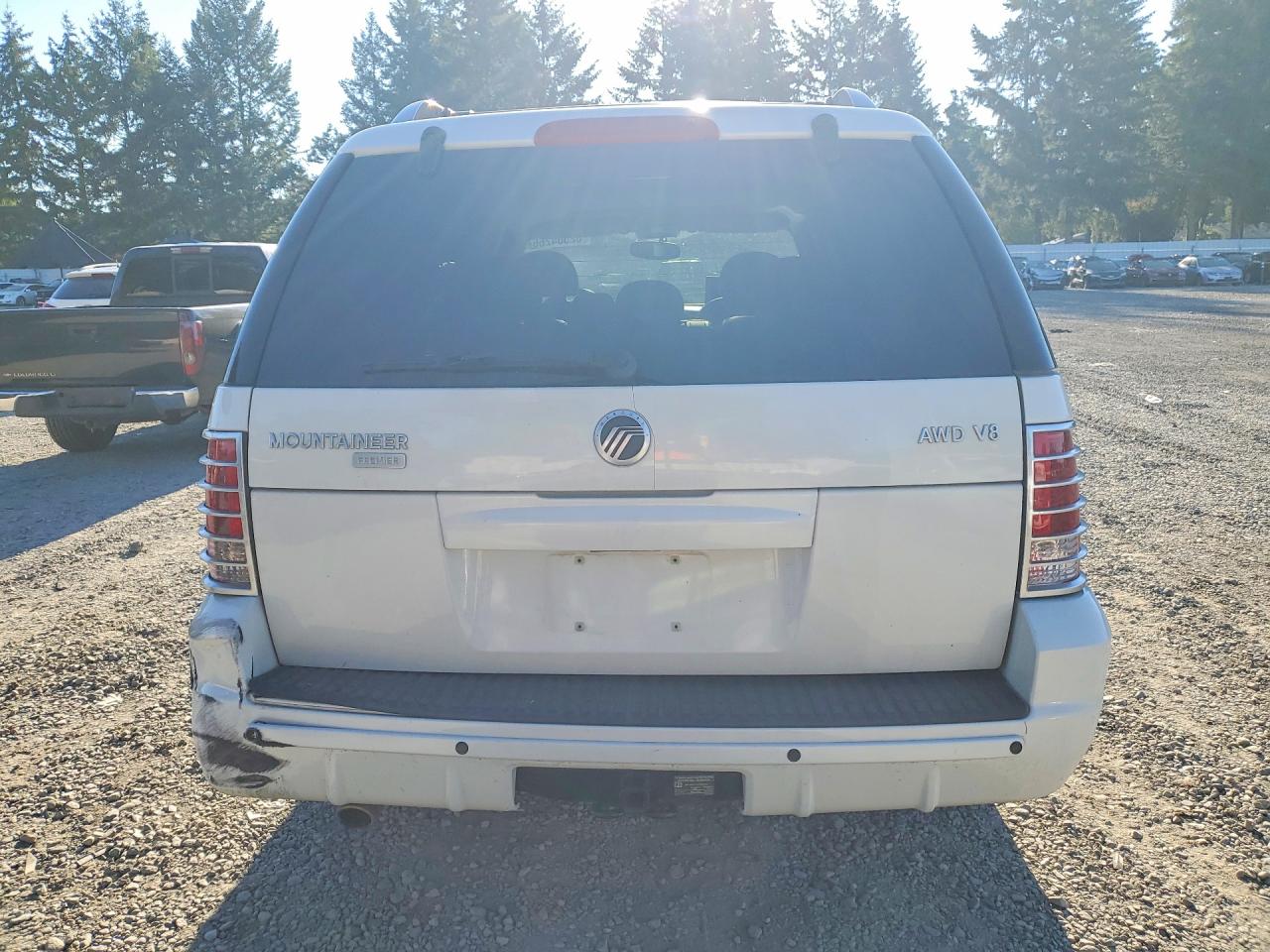 2004 Mercury Mountaineer White vin: 4M2DU86W84ZJ52734