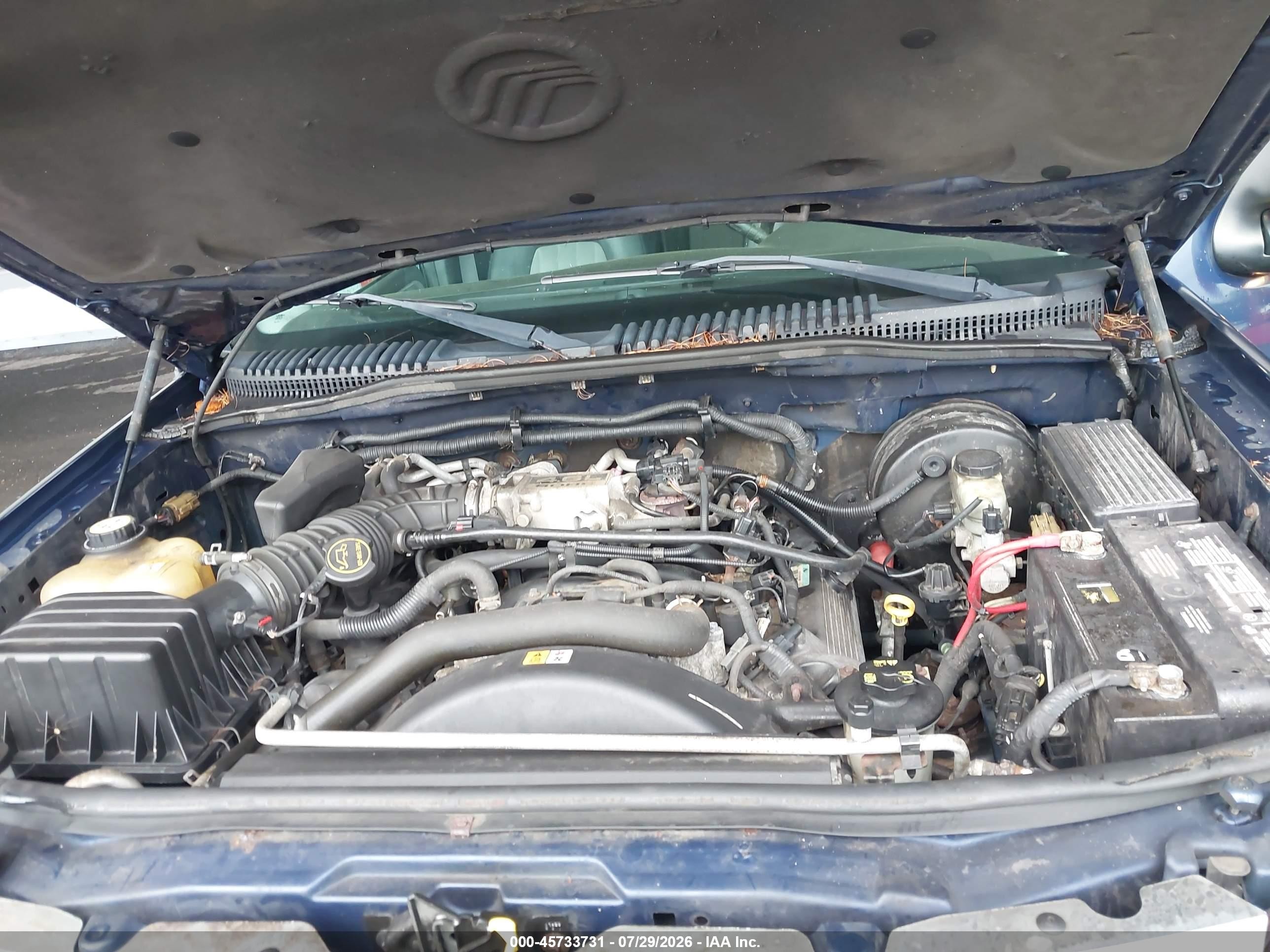 2004 Mercury Mountaineer   Blue vin: 4M2DU86W94ZJ36767