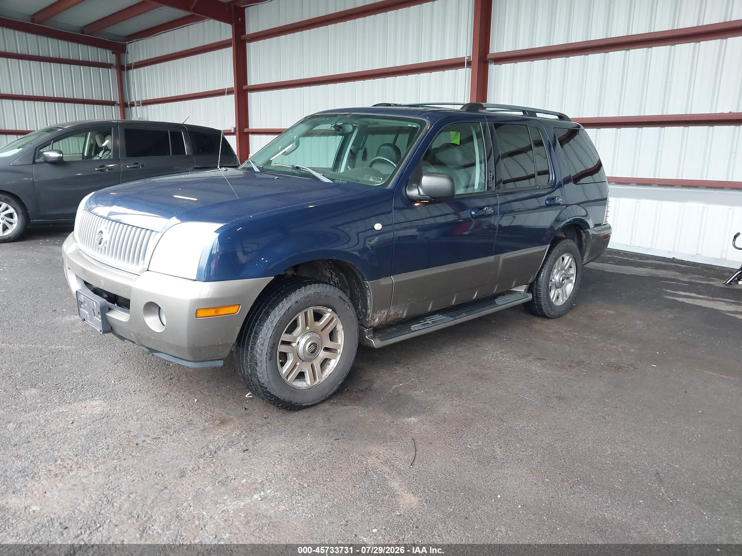 2004 Mercury Mountaineer   Blue vin: 4M2DU86W94ZJ36767