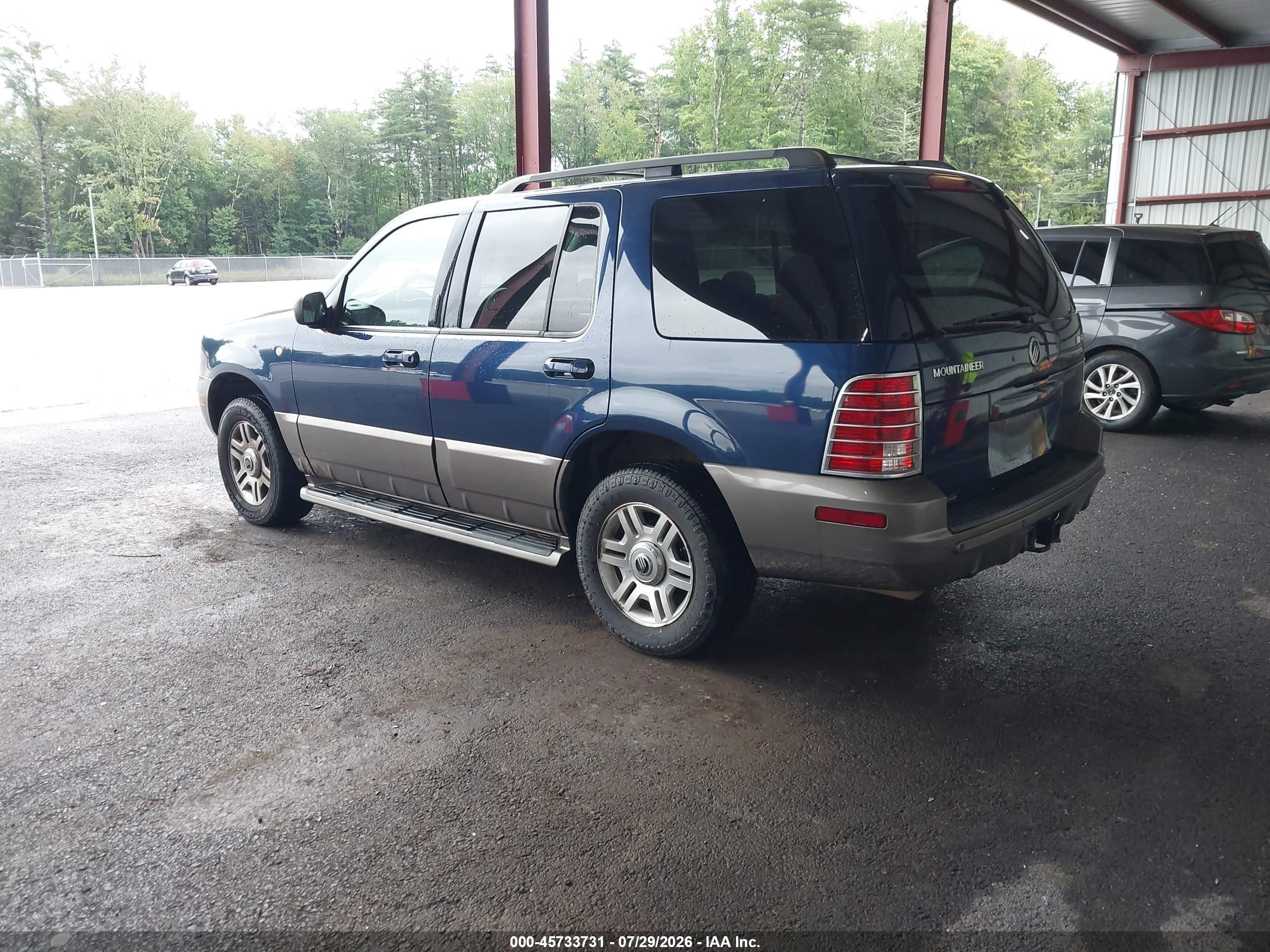2004 Mercury Mountaineer   Blue vin: 4M2DU86W94ZJ36767
