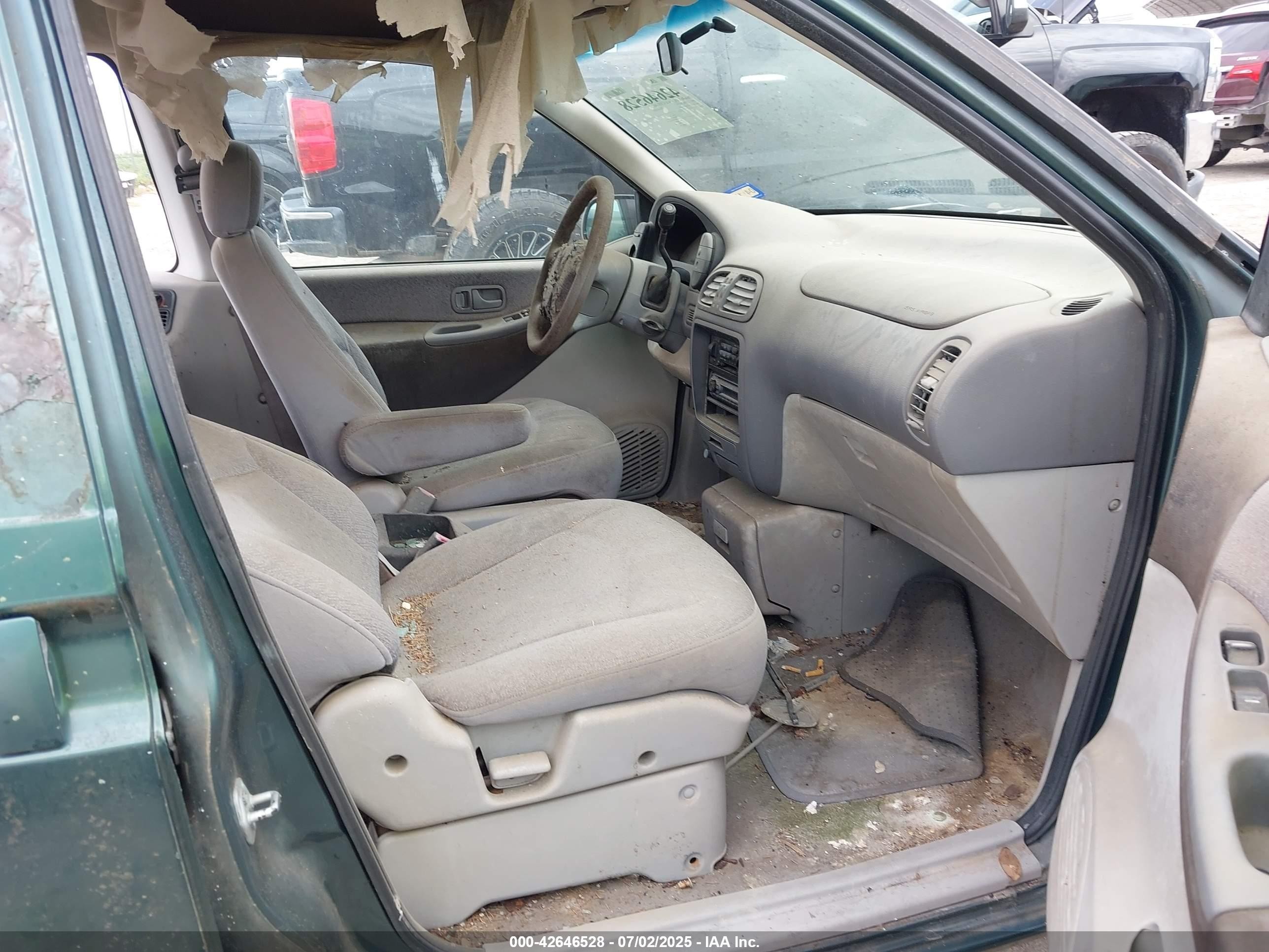 1997 Mercury Villager Gs/ls/nautica Green vin: 4M2DV1111VDJ36051
