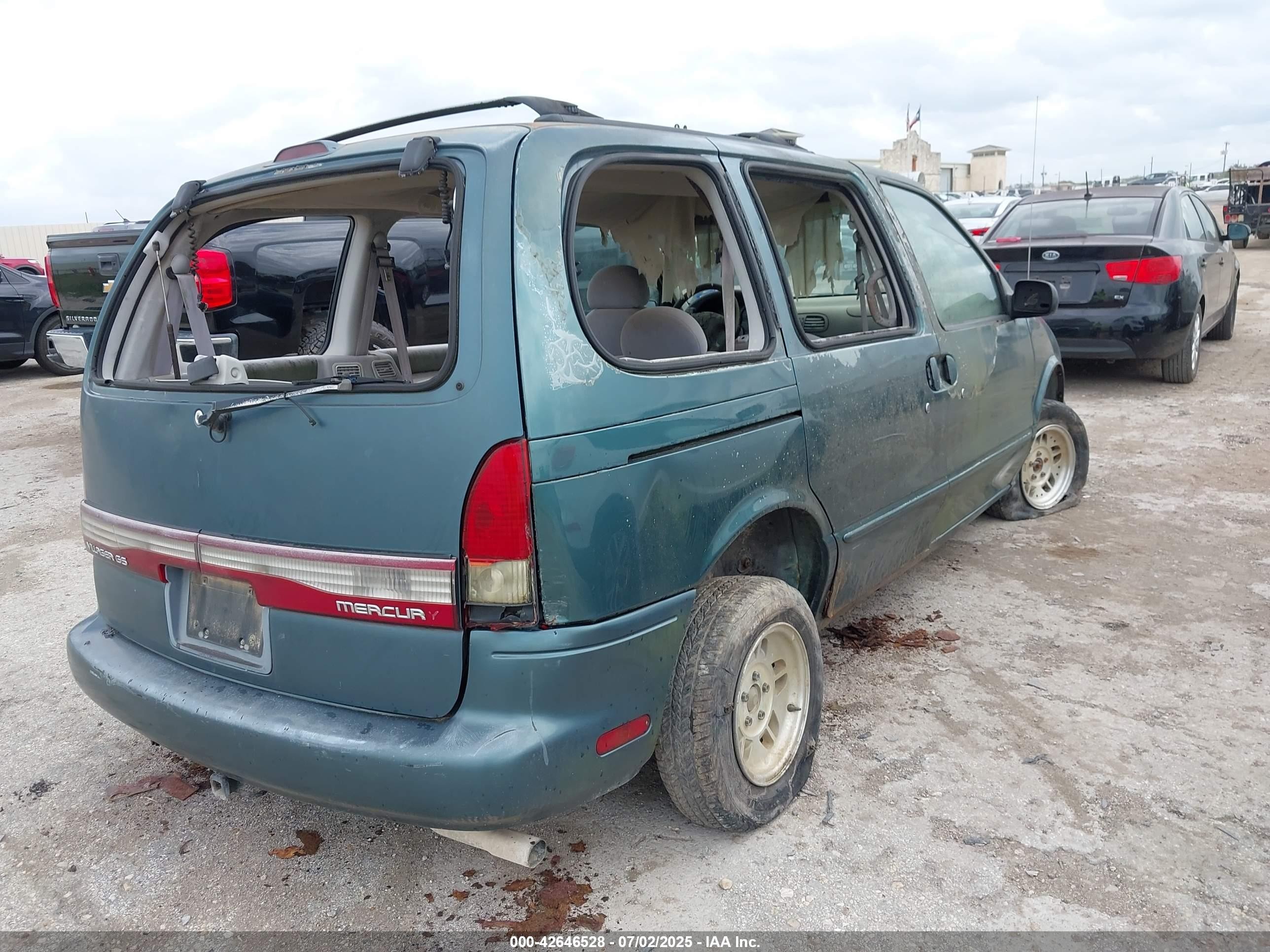 1997 Mercury Villager Gs/ls/nautica Green vin: 4M2DV1111VDJ36051