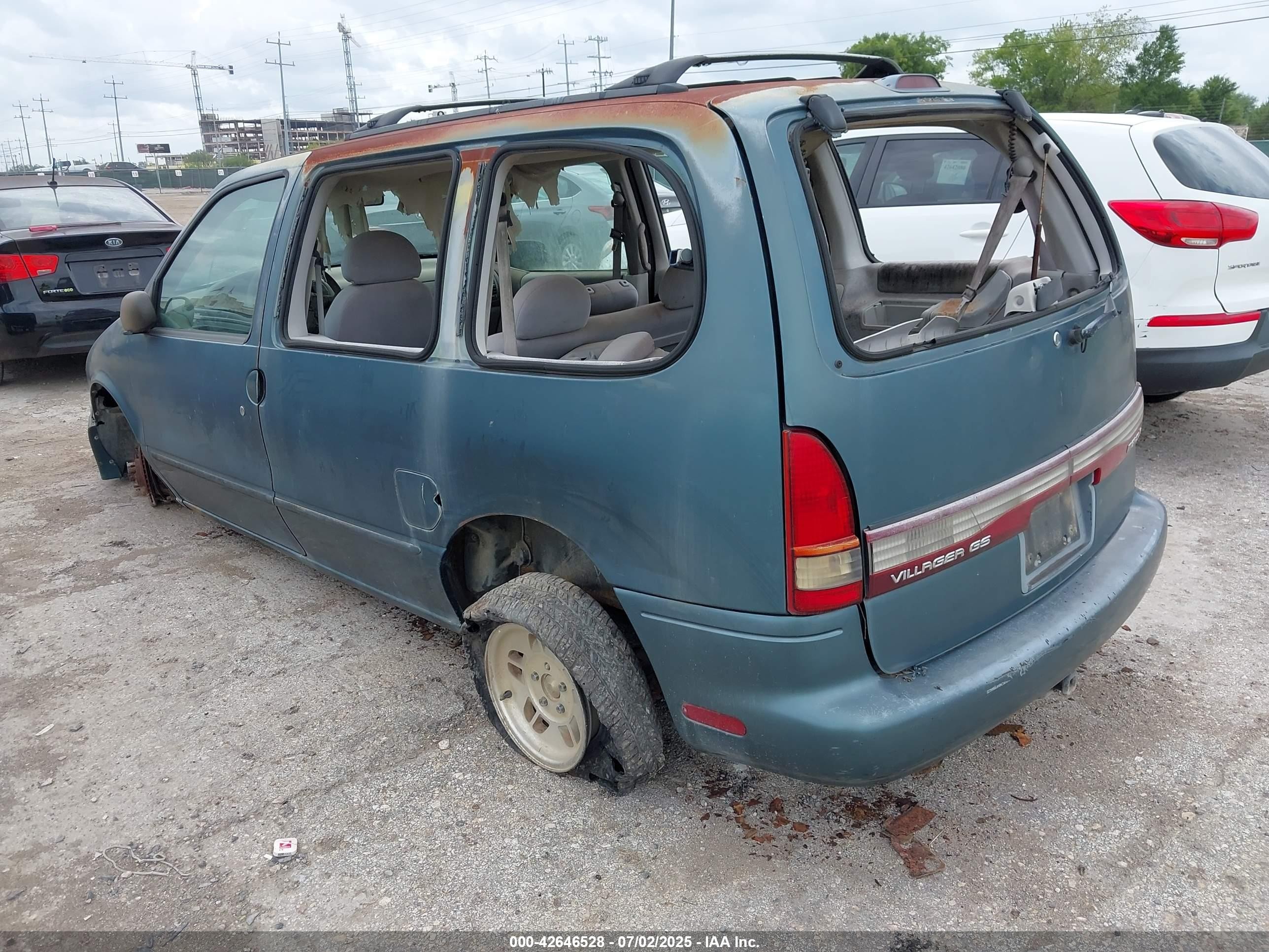 1997 Mercury Villager Gs/ls/nautica Green vin: 4M2DV1111VDJ36051