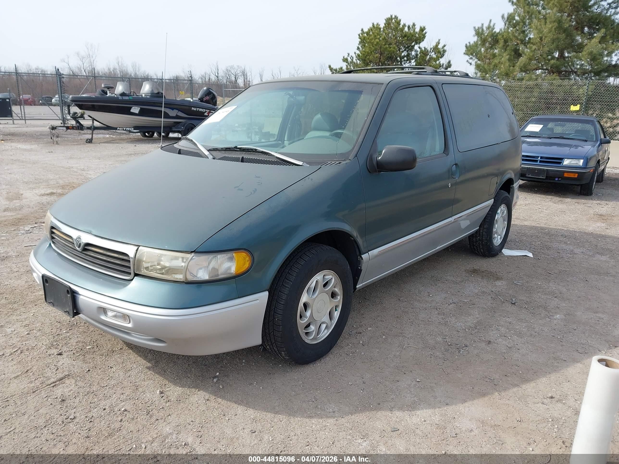 1997 Mercury Villager Gs/ls/nautica Green vin: 4M2DV1112VDJ44823
