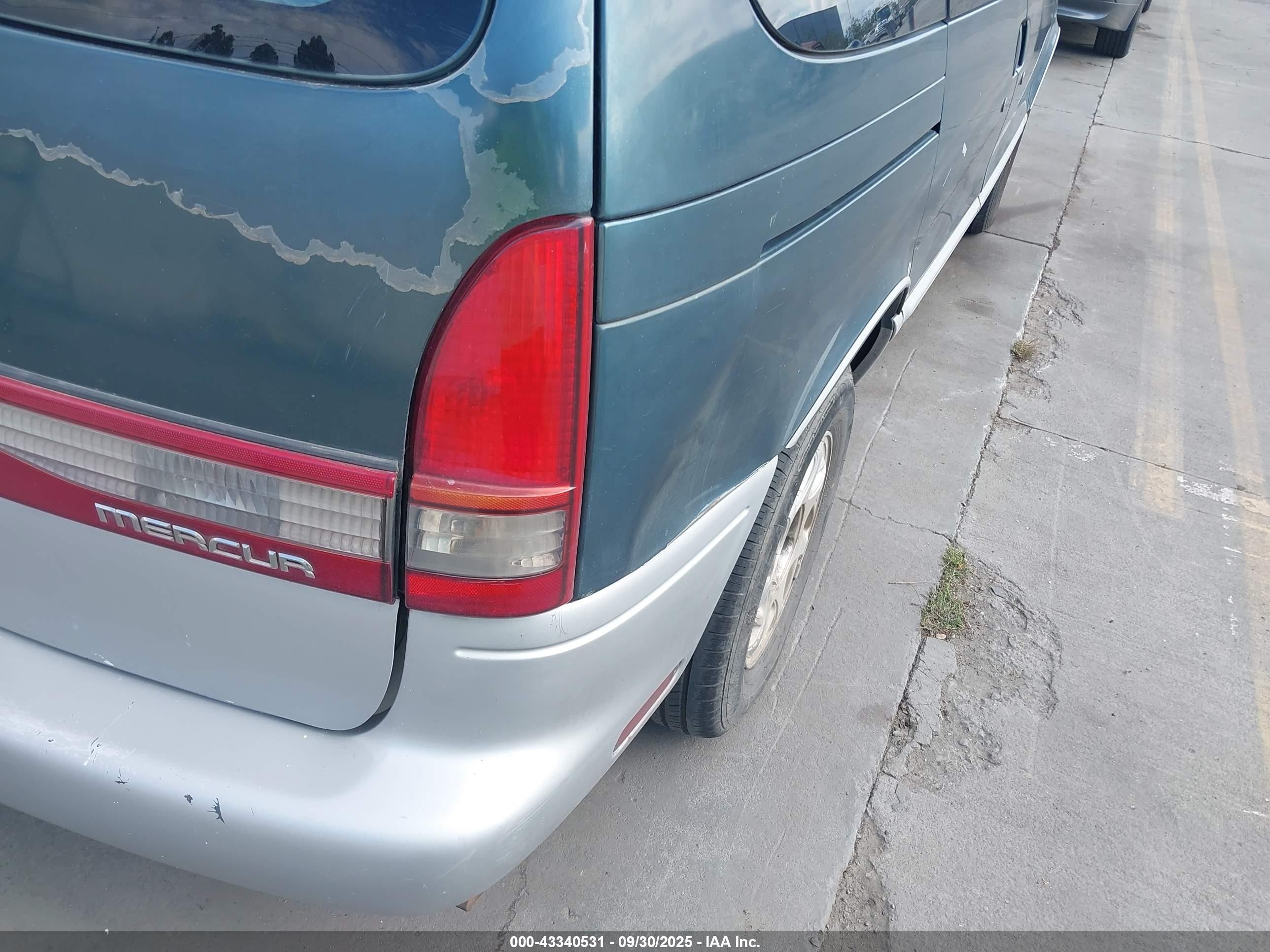 1997 Mercury Villager   Green vin: 4M2DV1116VDJ02039