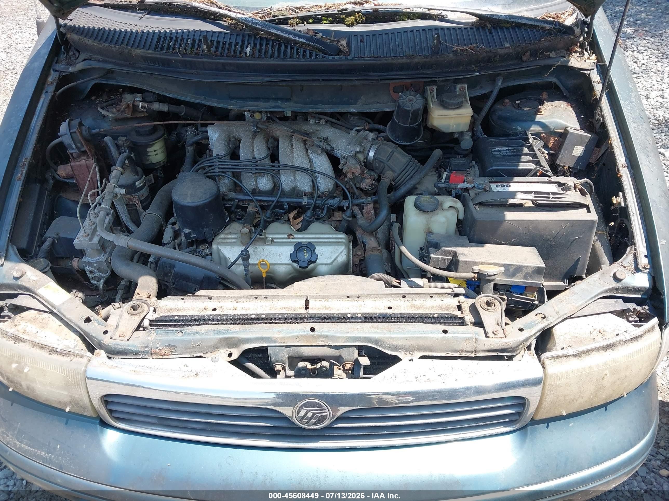 1997 Mercury Villager Gs/ls/nautica Green vin: 4M2DV111XVDJ06482