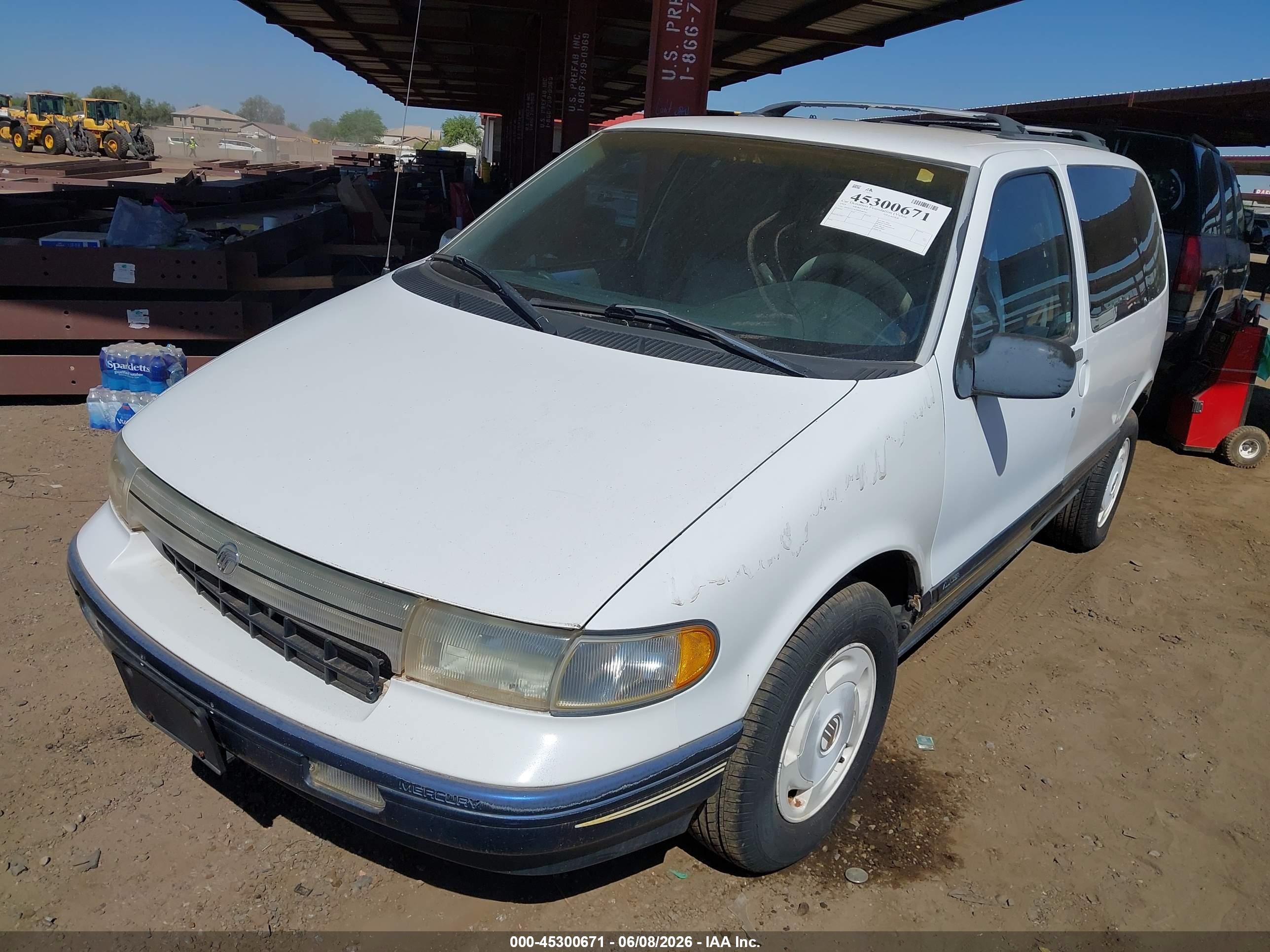 1993 Mercury Villager   White vin: 4M2DV11W0PDK08162