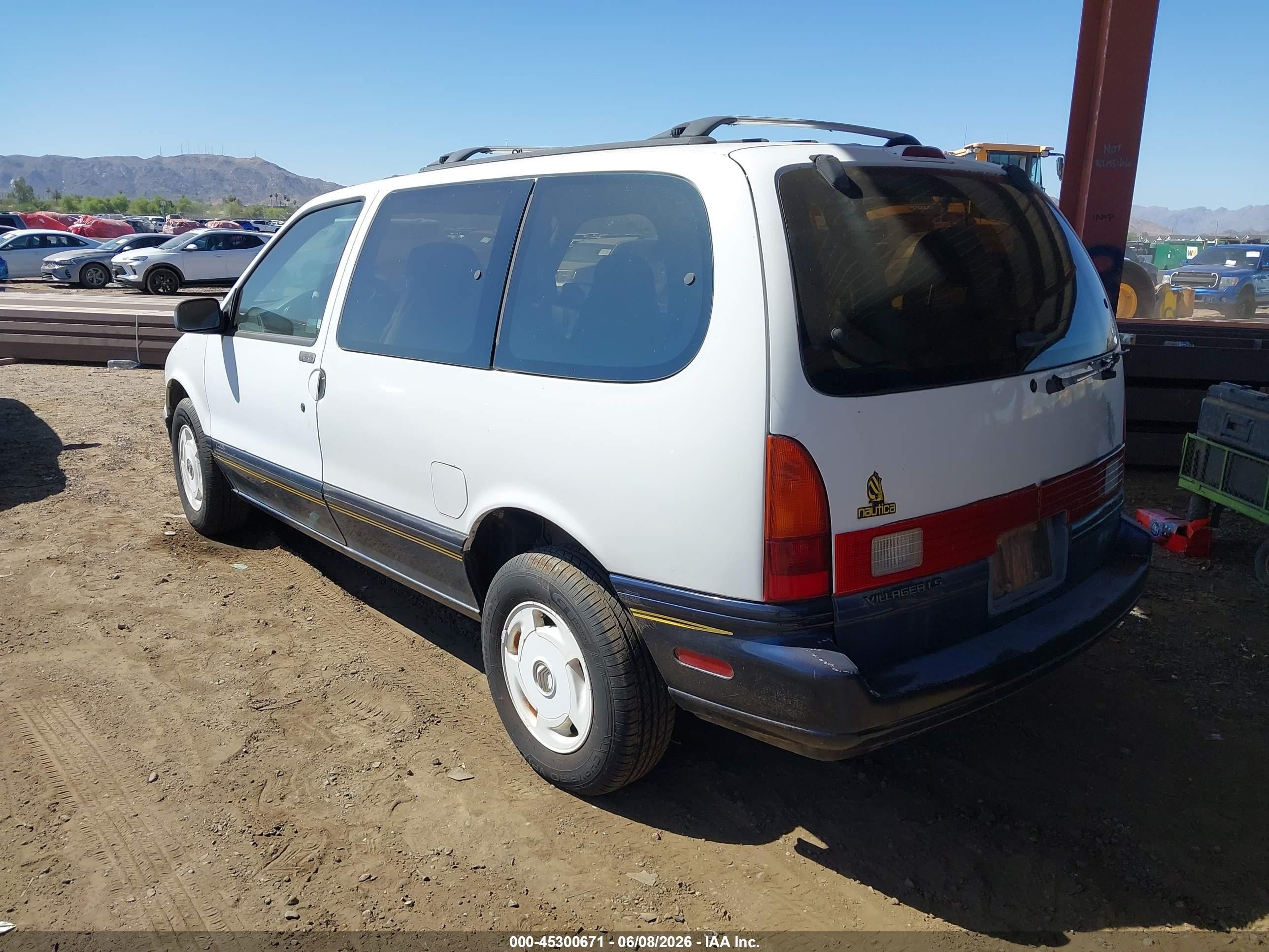 1993 Mercury Villager   White vin: 4M2DV11W0PDK08162