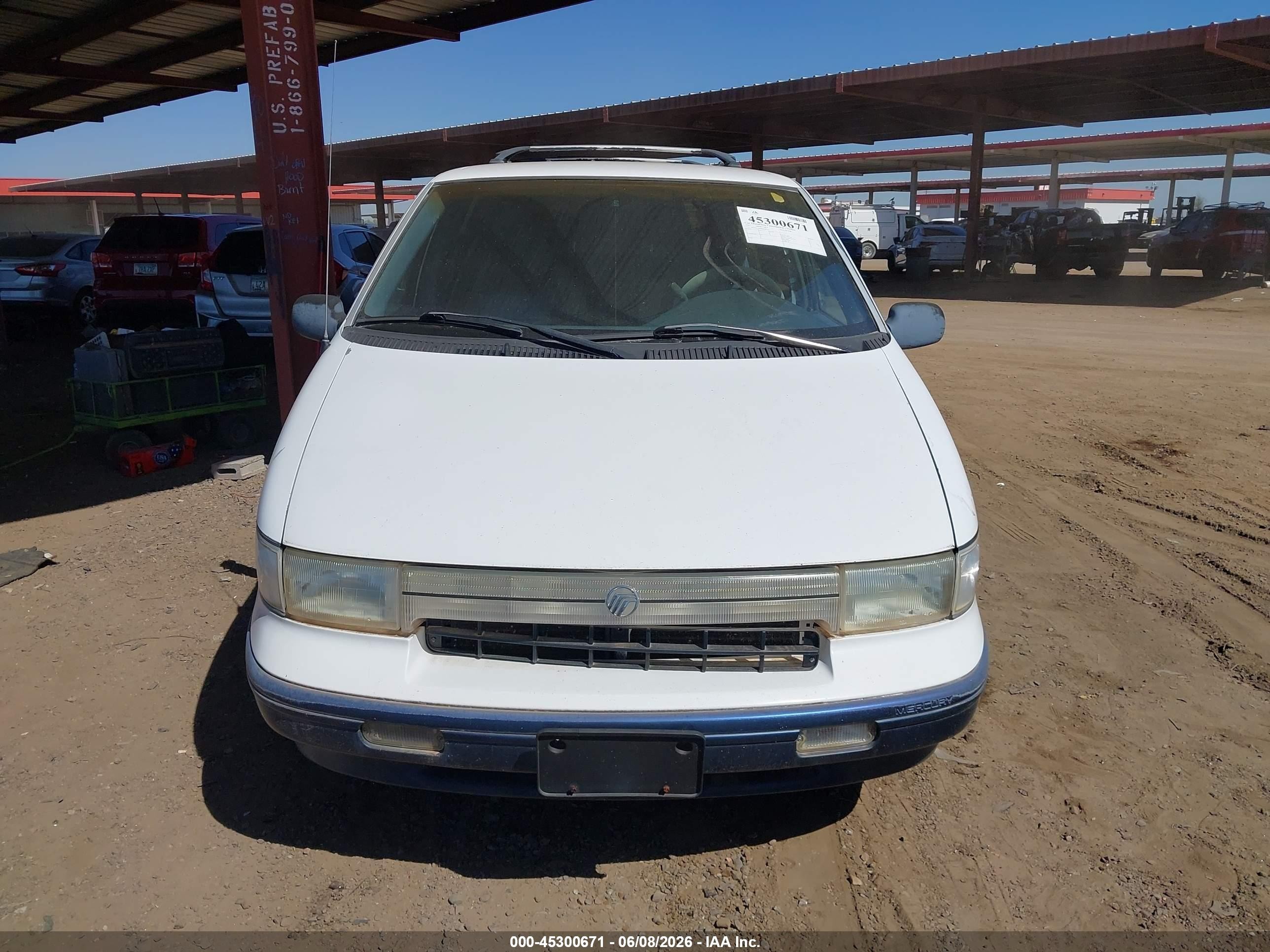 1993 Mercury Villager   White vin: 4M2DV11W0PDK08162