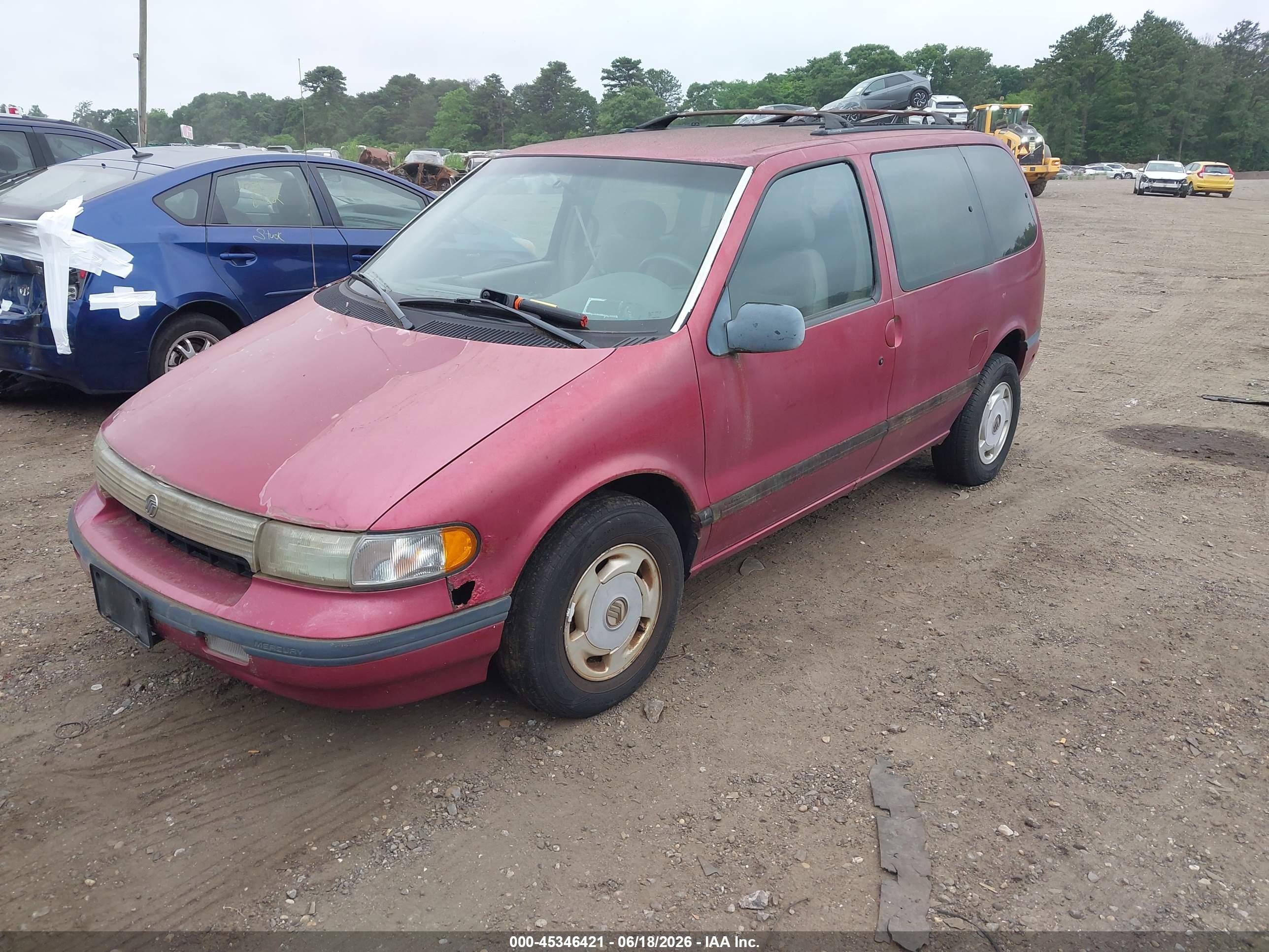 1995 Mercury Villager   Red vin: 4M2DV11W1SDJ62124