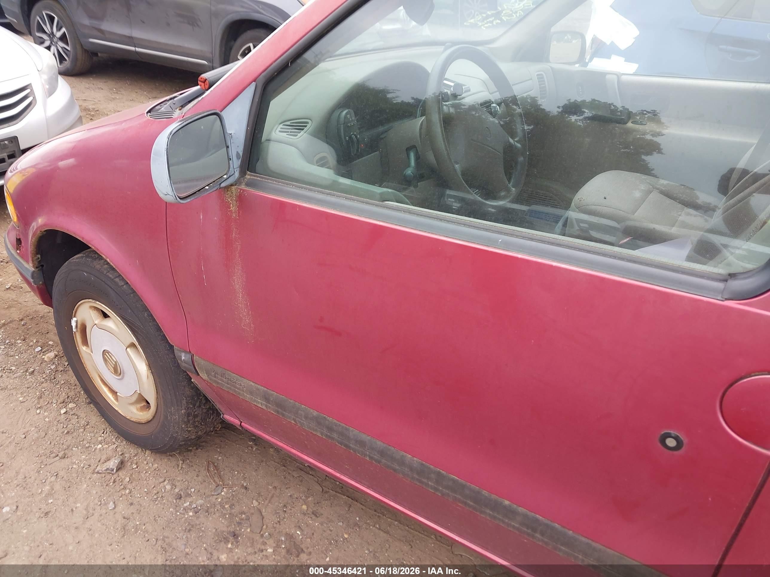 1995 Mercury Villager   Red vin: 4M2DV11W1SDJ62124