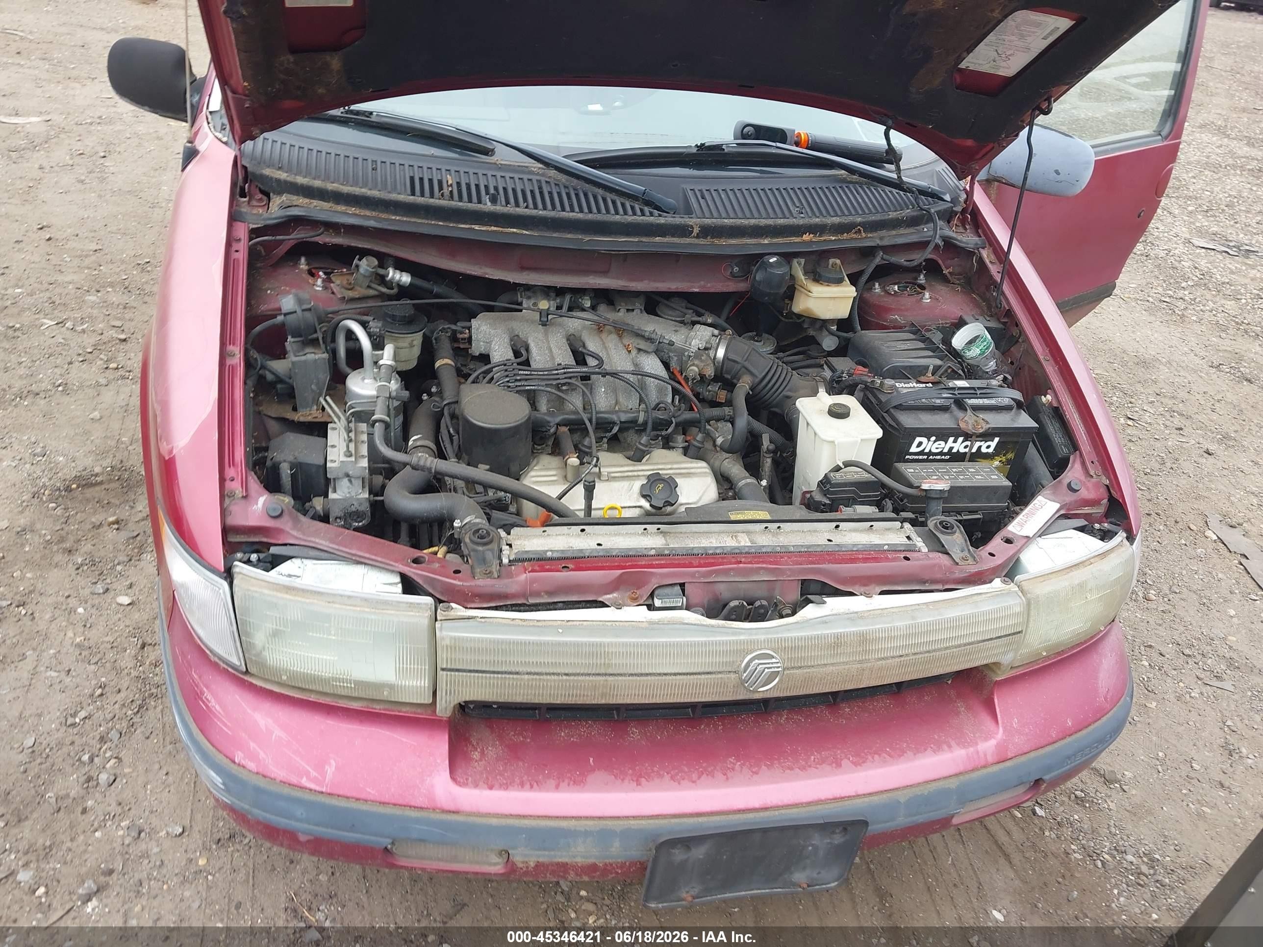 1995 Mercury Villager   Red vin: 4M2DV11W1SDJ62124