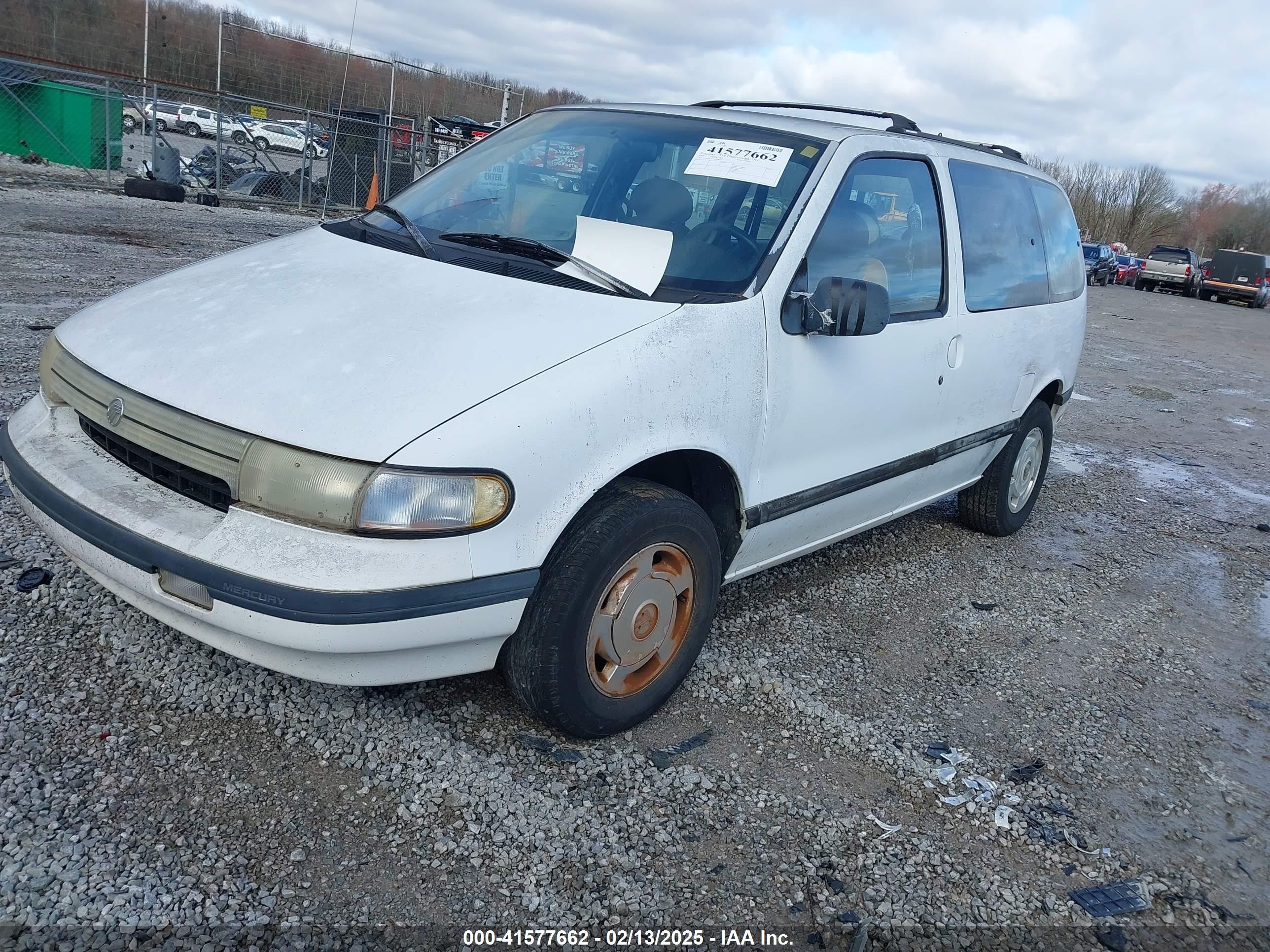 1993 Mercury Villager   White vin: 4M2DV11W3PDJ78834
