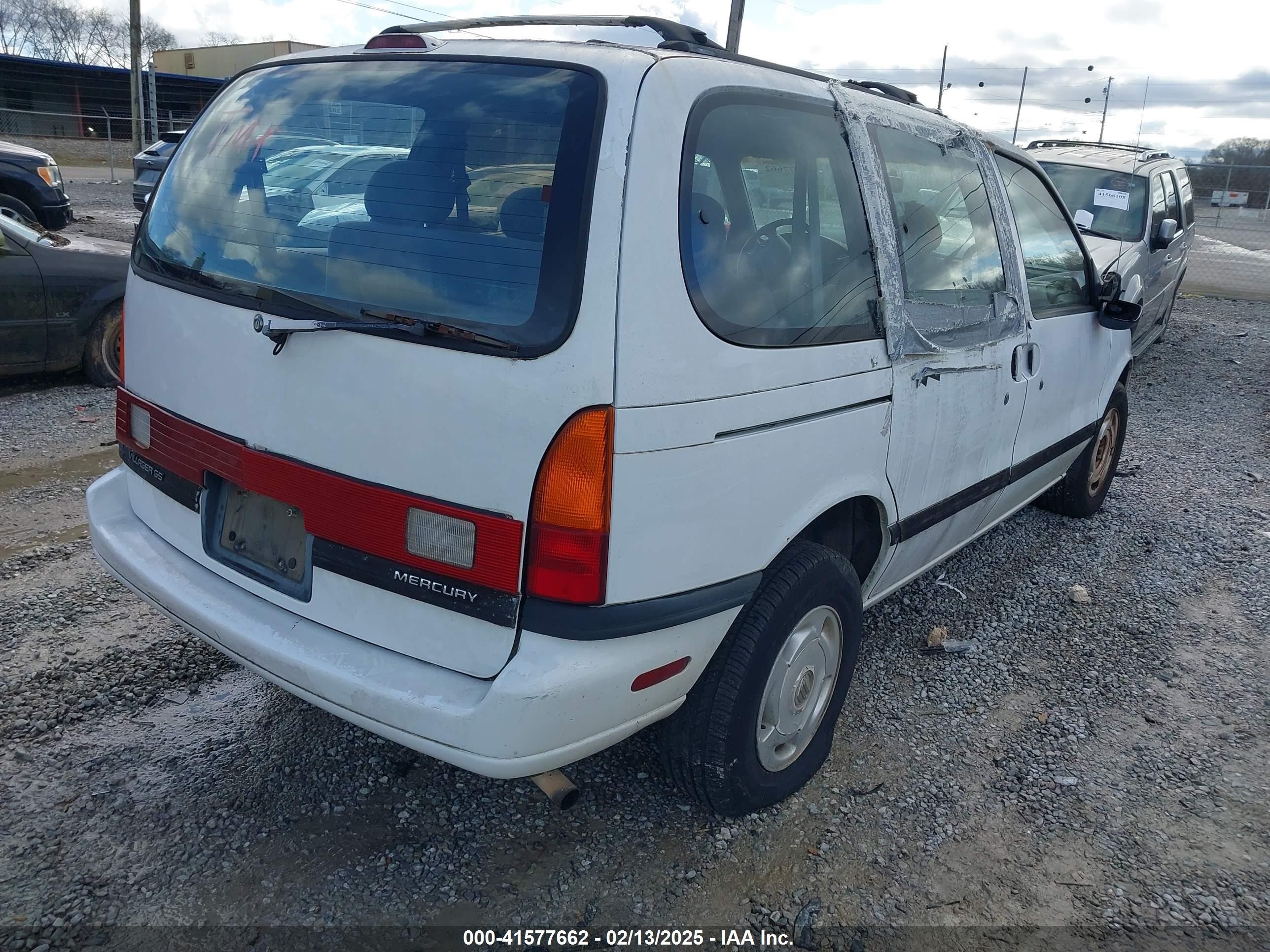 1993 Mercury Villager   White vin: 4M2DV11W3PDJ78834