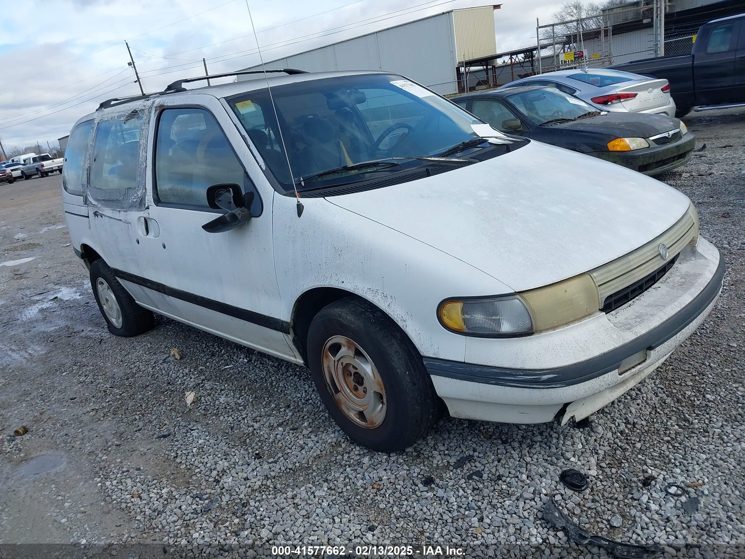 1993 Mercury Villager   White vin: 4M2DV11W3PDJ78834