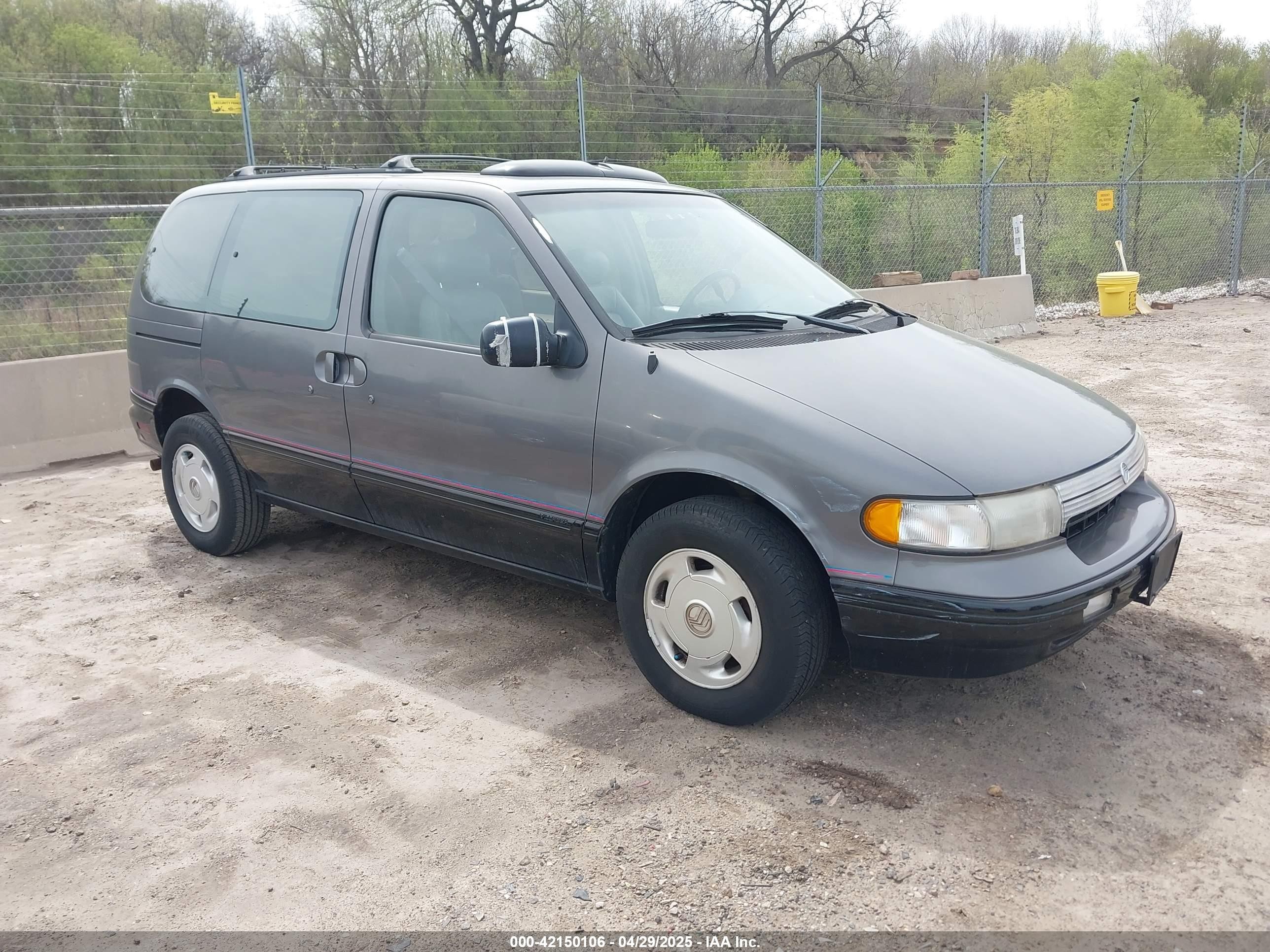 1993 Mercury Villager   Gray vin: 4M2DV11W5PDJ61145