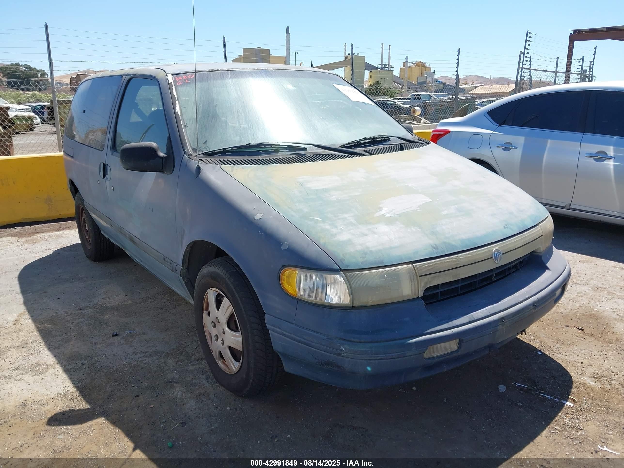 1993 Mercury Villager   Blue vin: 4M2DV11W7PDJ99136