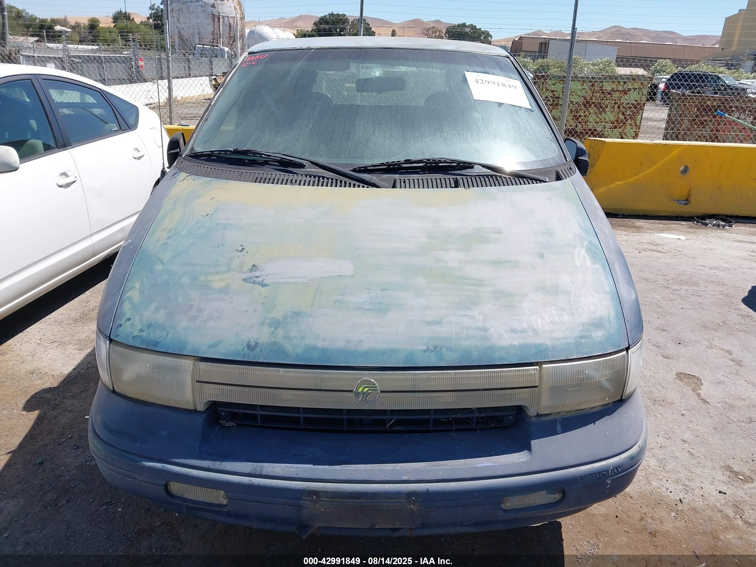 1993 Mercury Villager   Blue vin: 4M2DV11W7PDJ99136