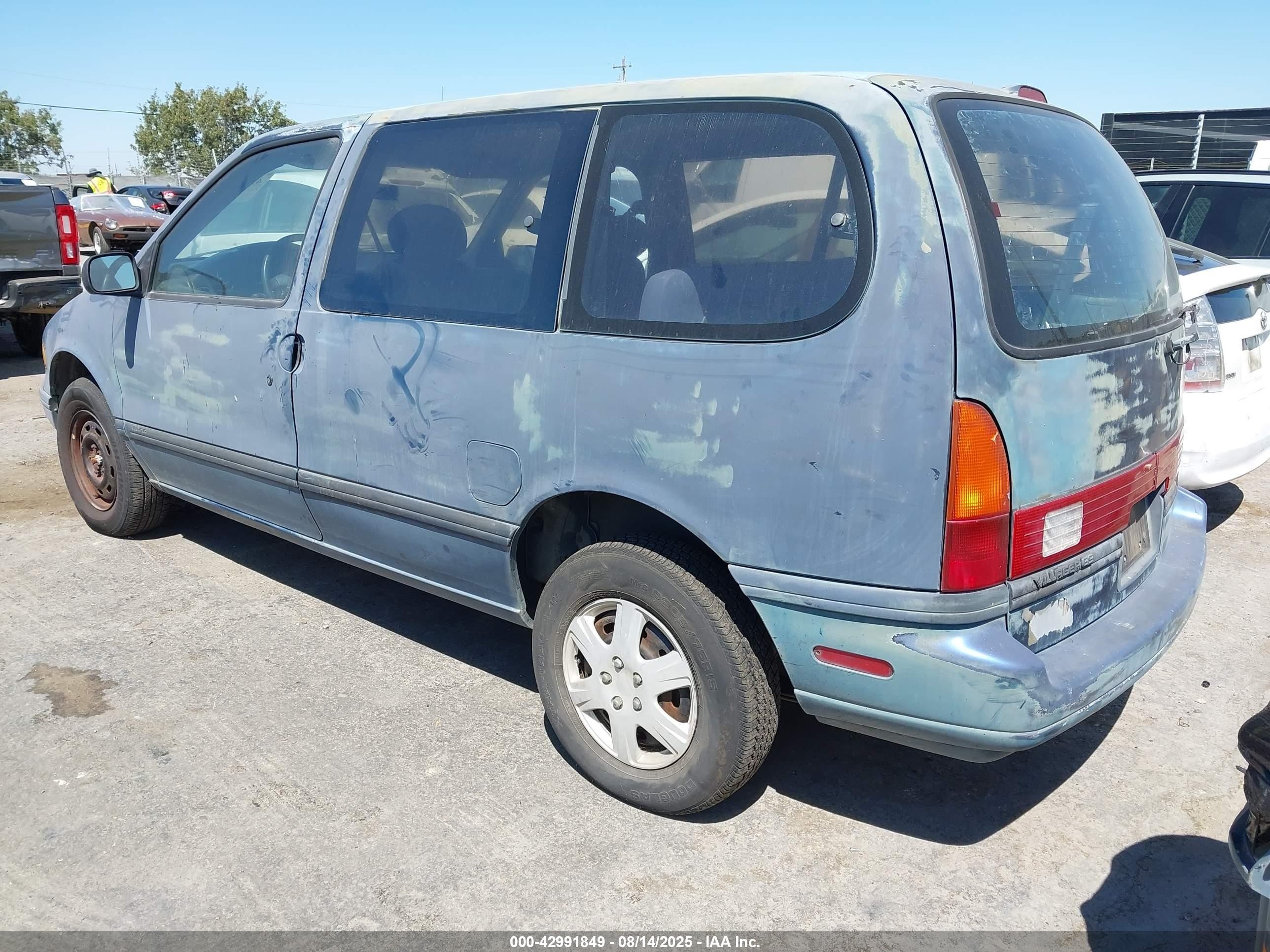 1993 Mercury Villager   Blue vin: 4M2DV11W7PDJ99136