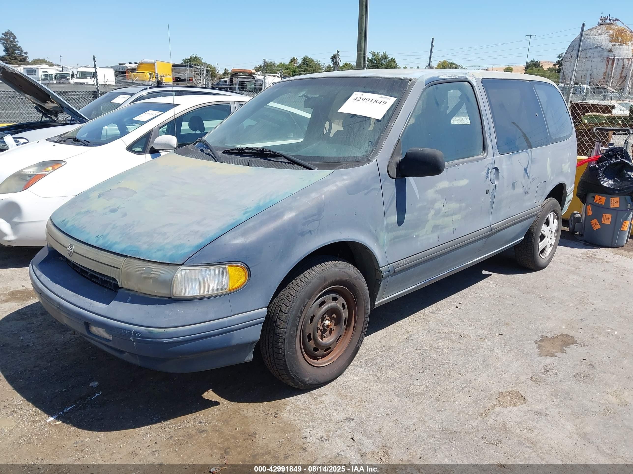 1993 Mercury Villager   Blue vin: 4M2DV11W7PDJ99136