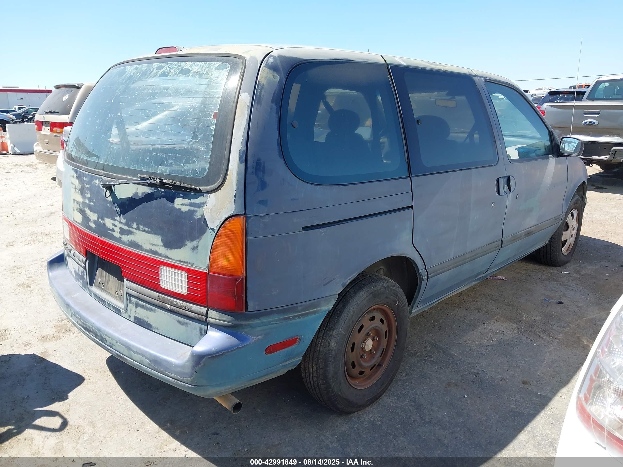 1993 Mercury Villager   Blue vin: 4M2DV11W7PDJ99136