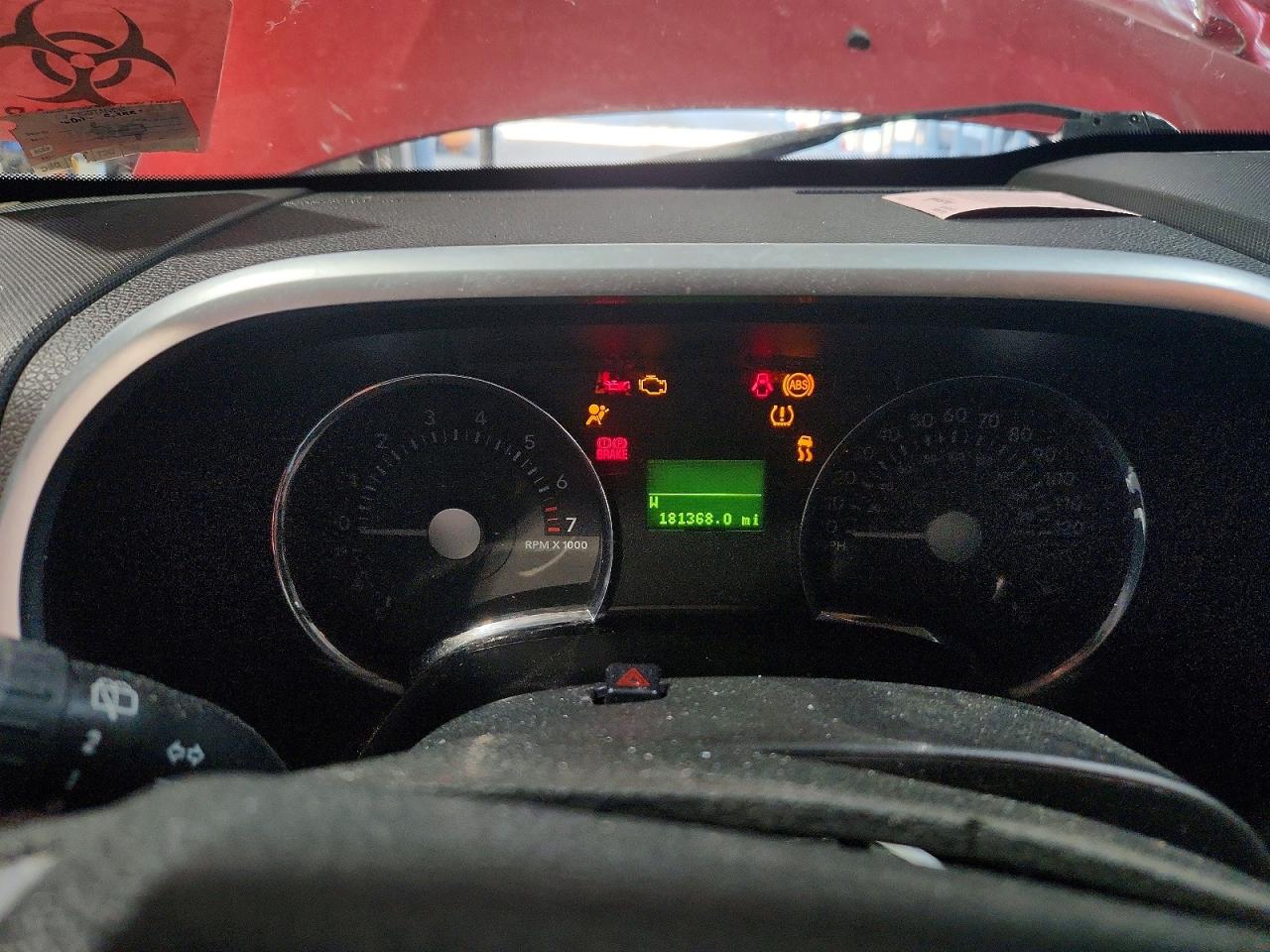 2010 Mercury Mountaineer Luxury Red vin: 4M2EN3HE4AUJ05251