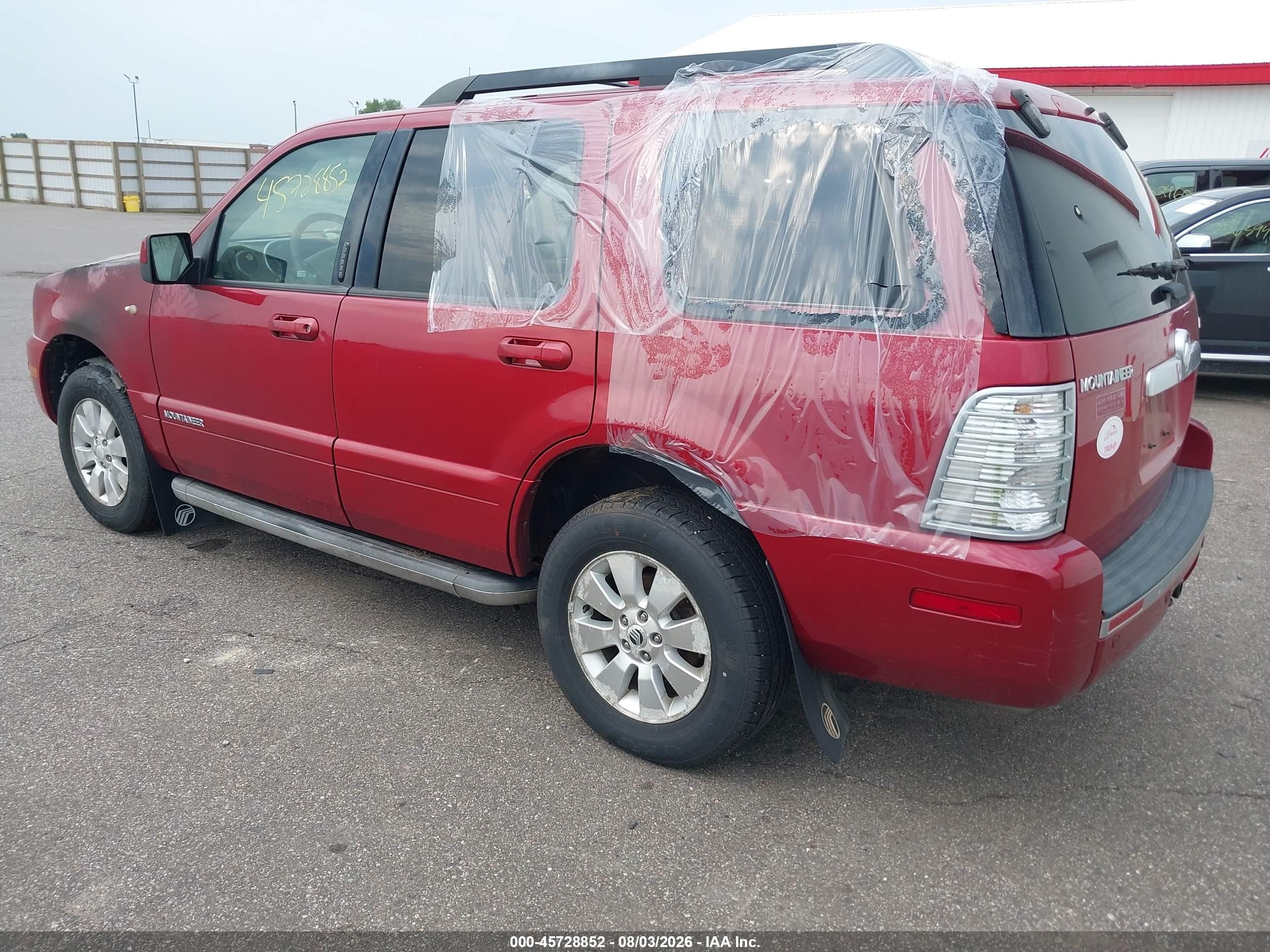 2010 Mercury Mountaineer   Red vin: 4M2EN4HE2AUJ05416