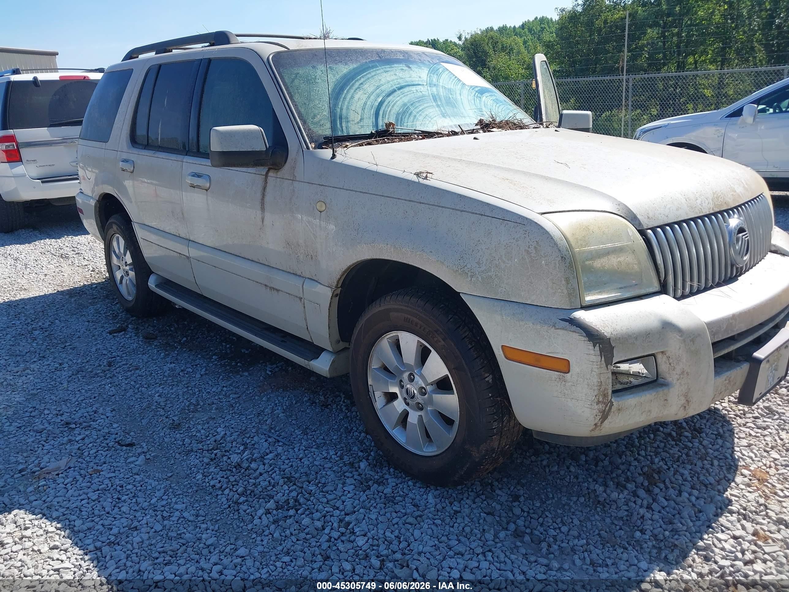 2006 Mercury Mountaineer Luxury White vin: 4M2EU37E66UJ24461