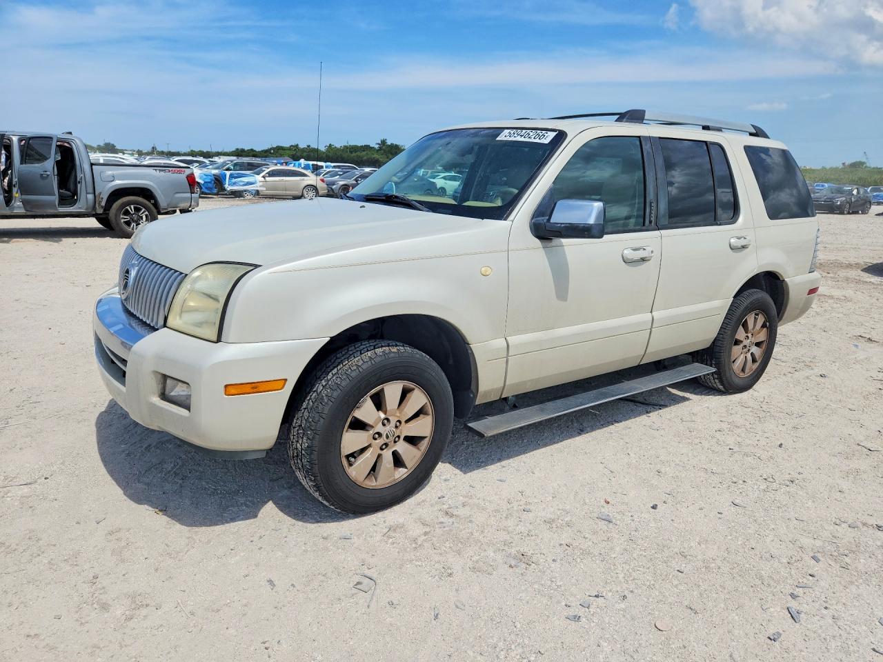2006 Mercury Mountaineer Premier White vin: 4M2EU38866ZJ03007