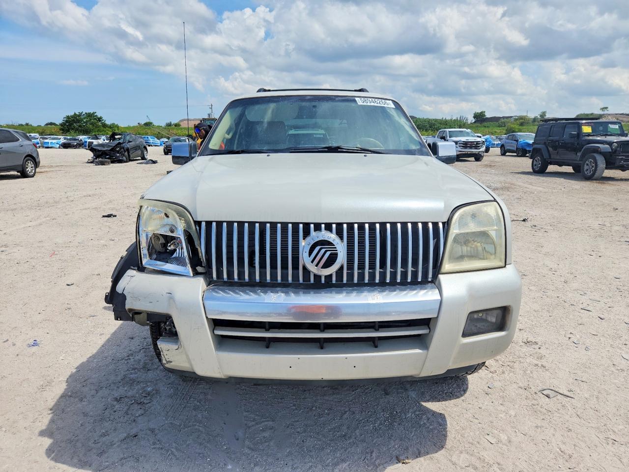 2006 Mercury Mountaineer Premier White vin: 4M2EU38866ZJ03007