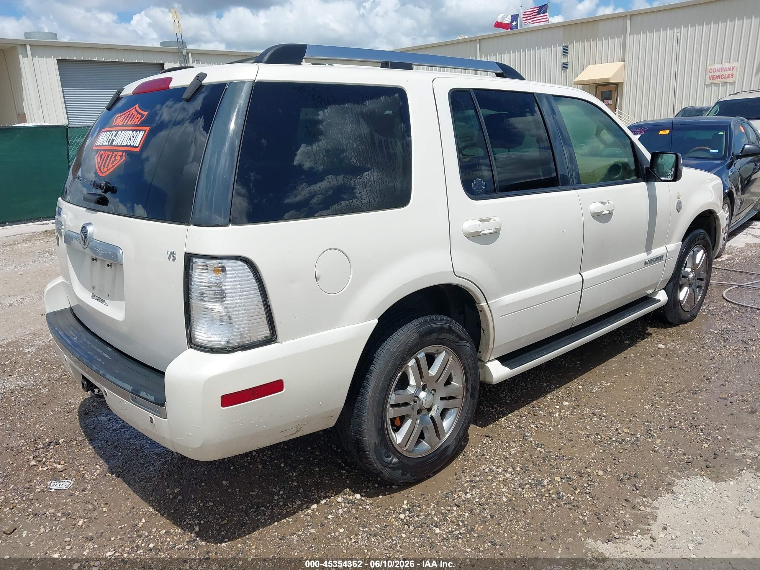 2007 Mercury Mountaineer Premier White vin: 4M2EU388X7UJ10766