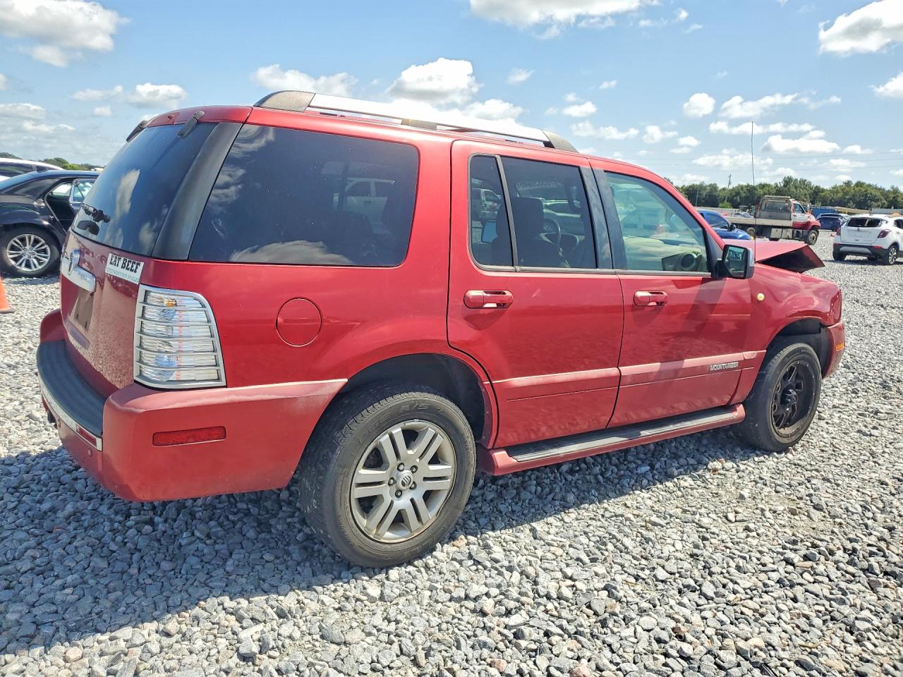 2007 Mercury Mountaineer Premier Red vin: 4M2EU38E87UJ09959