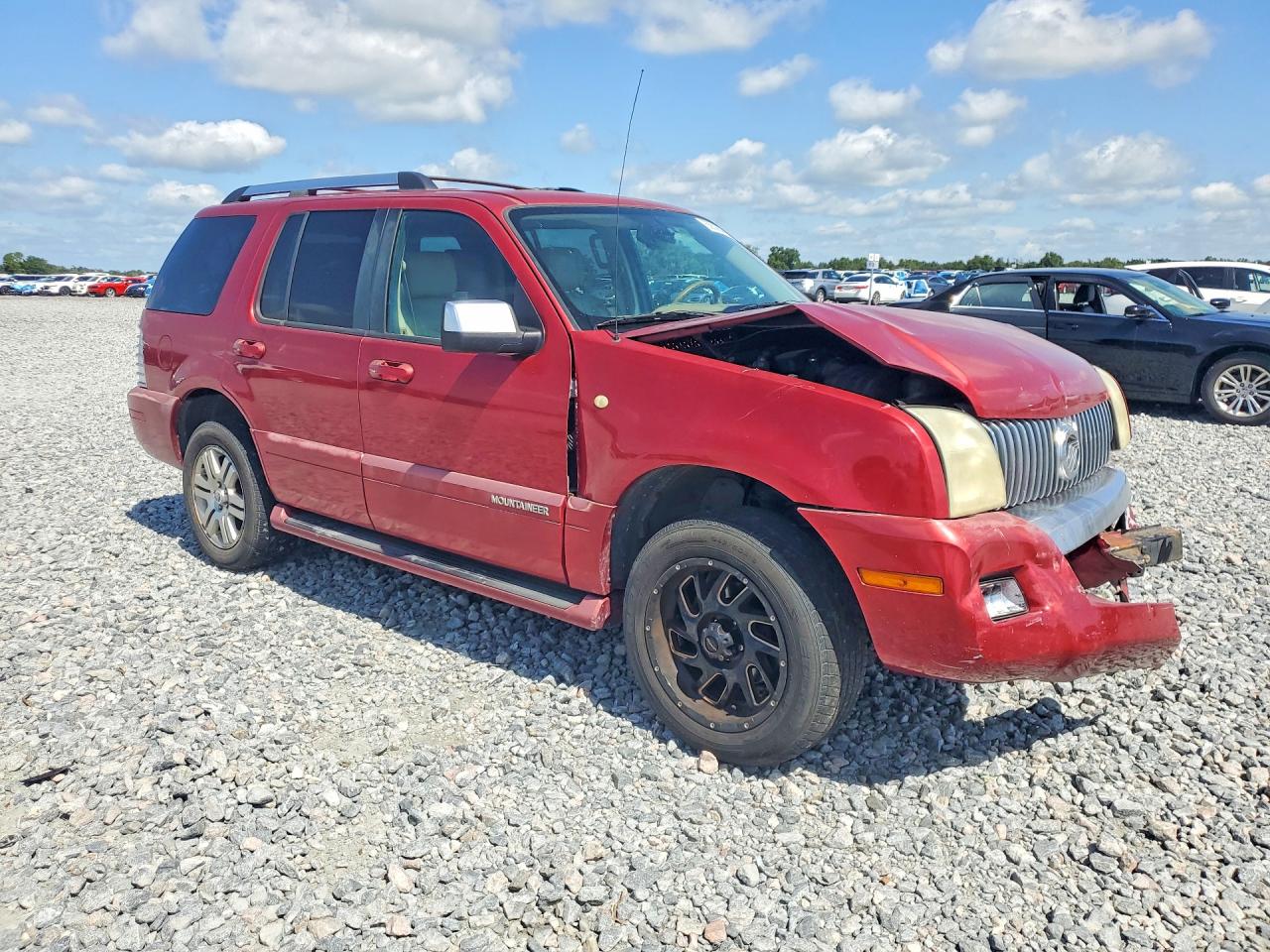 2007 Mercury Mountaineer Premier Red vin: 4M2EU38E87UJ09959