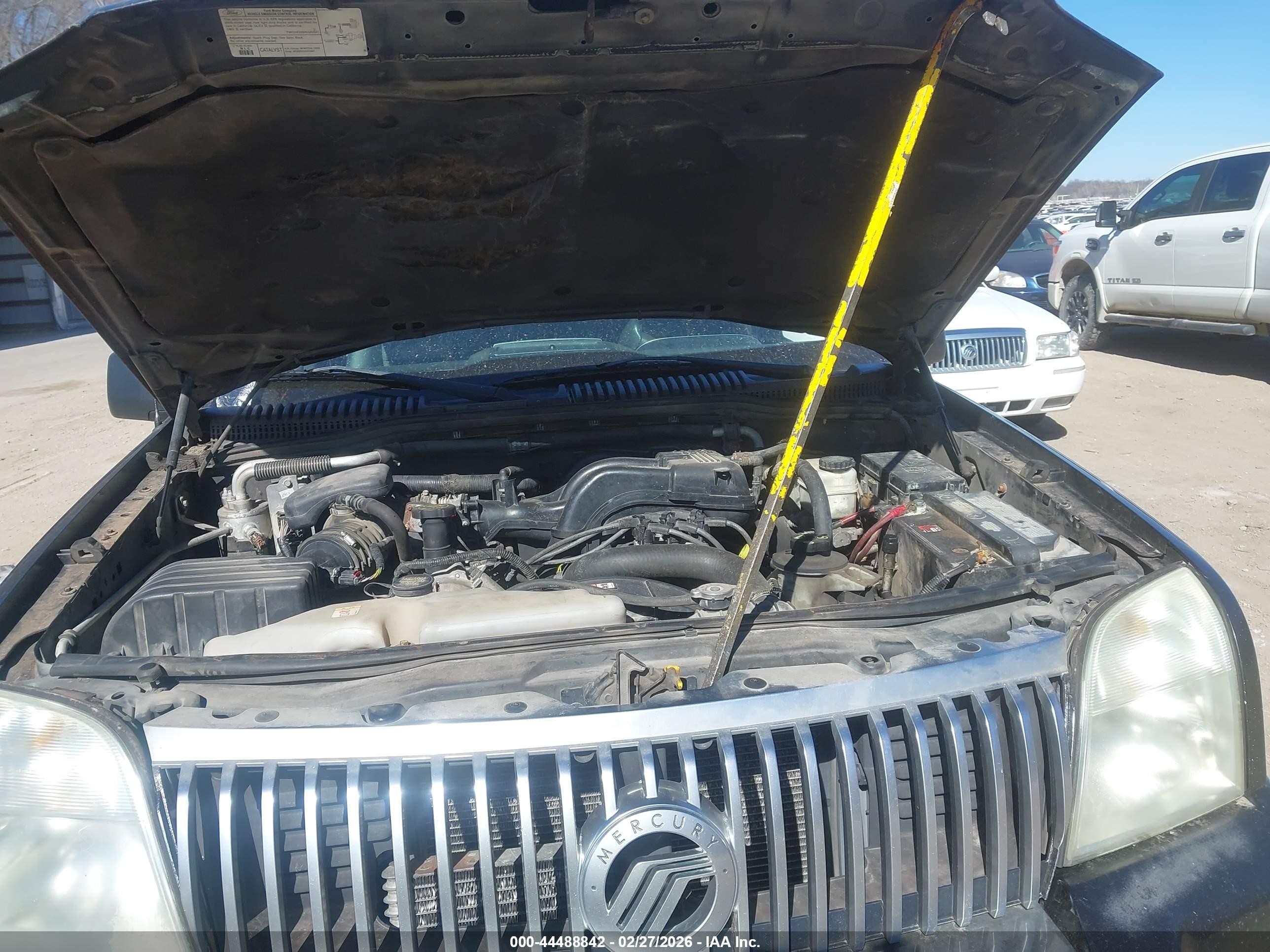 2006 Mercury Mountaineer Convenience Black vin: 4M2EU46E16UJ06022
