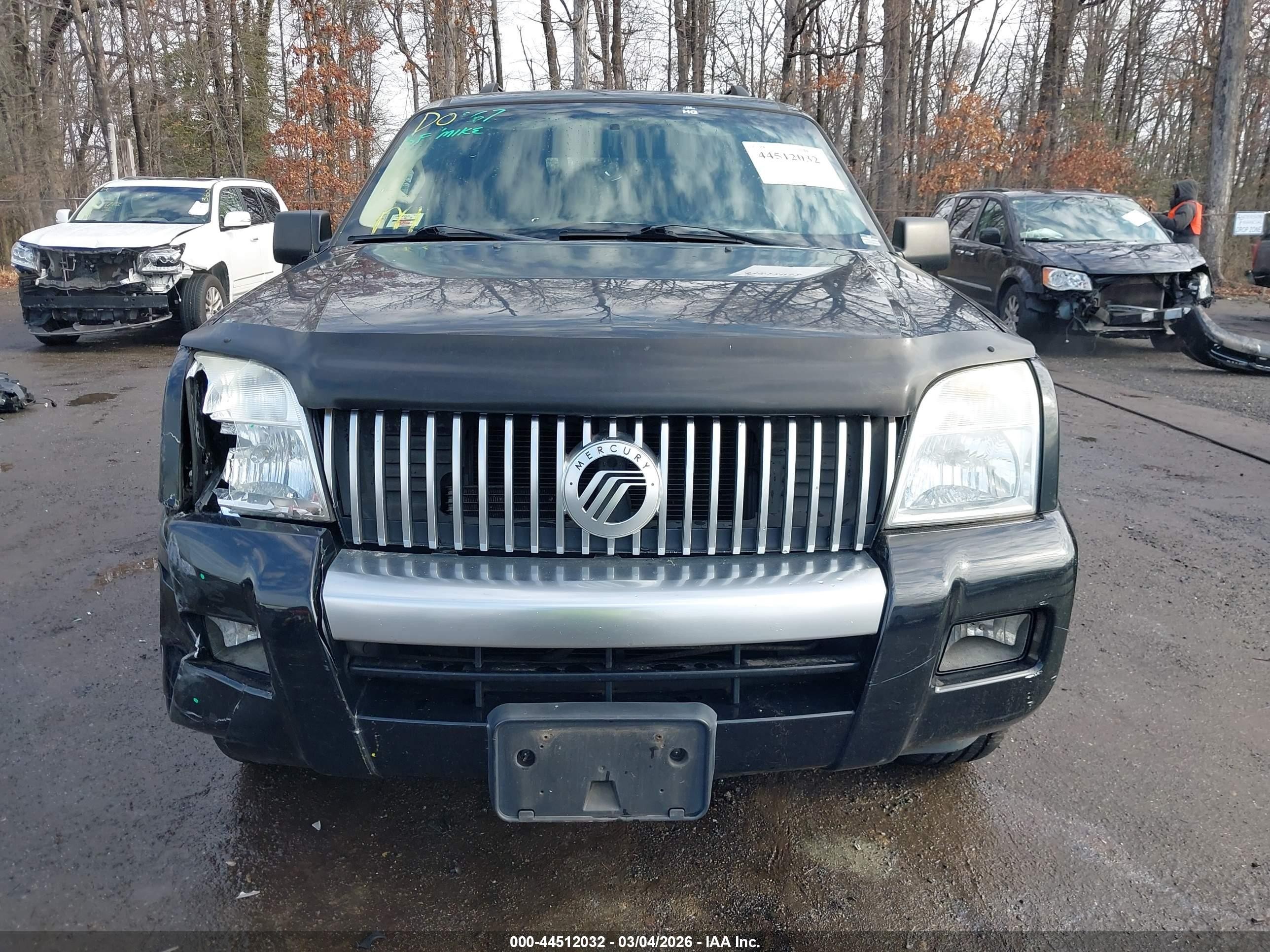 2006 Mercury Mountaineer Convenience Black vin: 4M2EU46EX6UJ09016