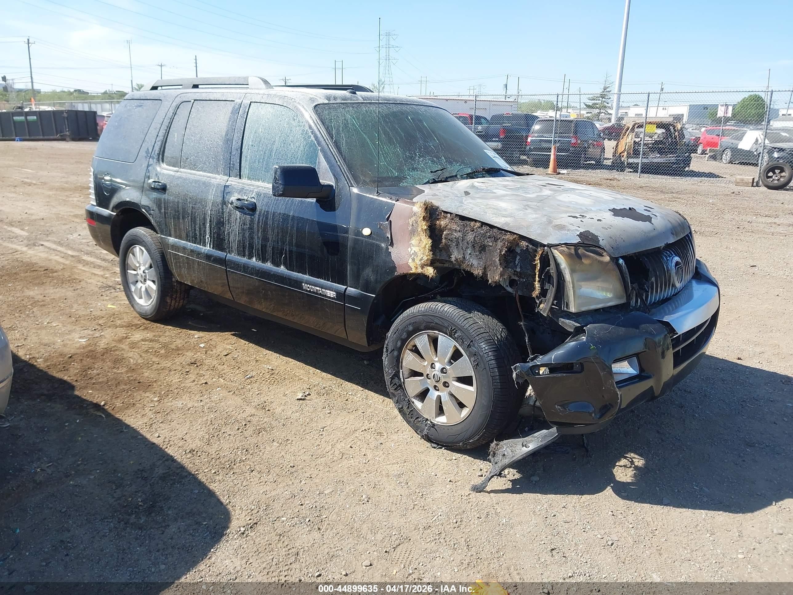 2008 Mercury Mountaineer   Black vin: 4M2EU47E08UJ16705