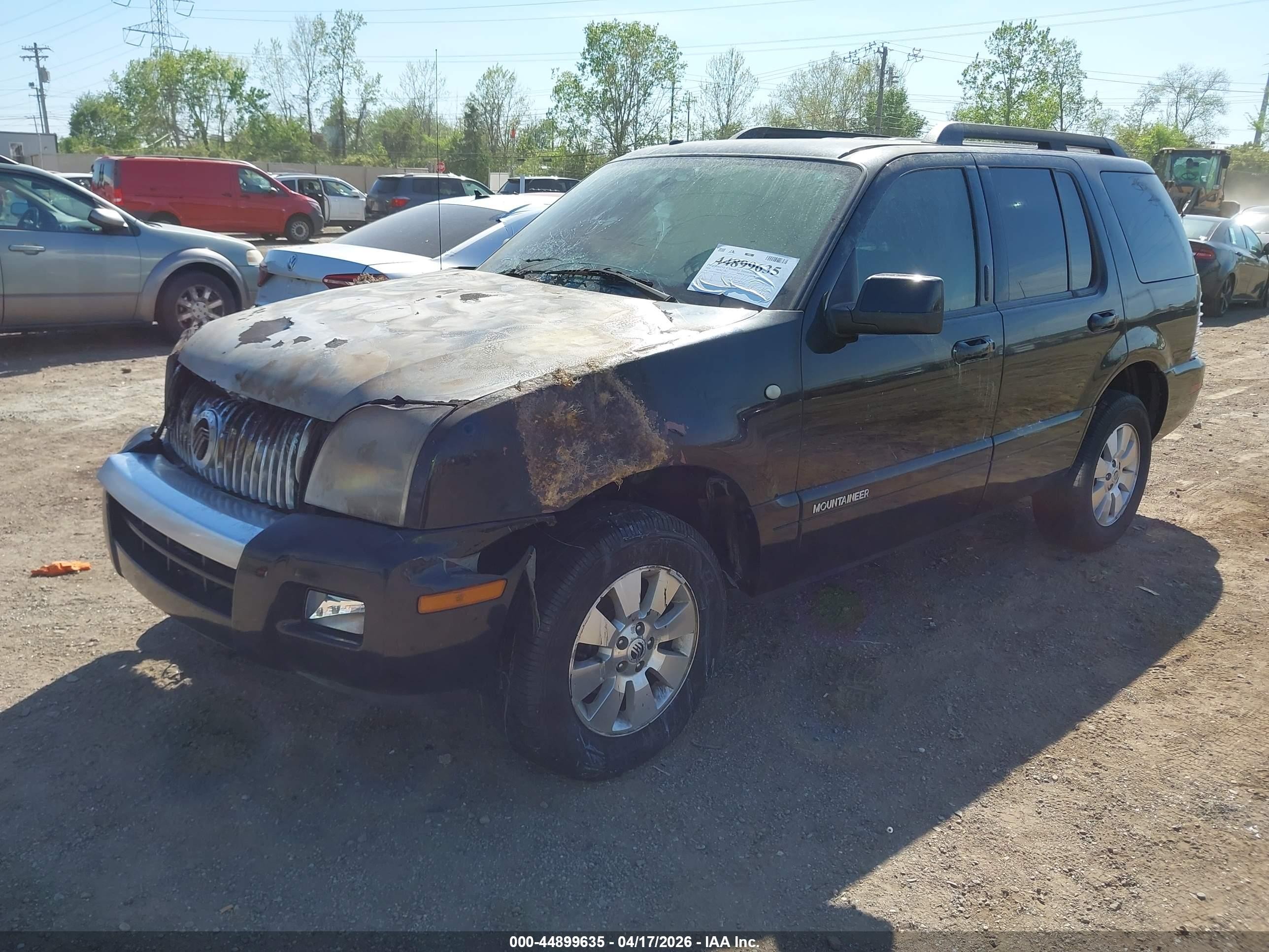 2008 Mercury Mountaineer   Black vin: 4M2EU47E08UJ16705