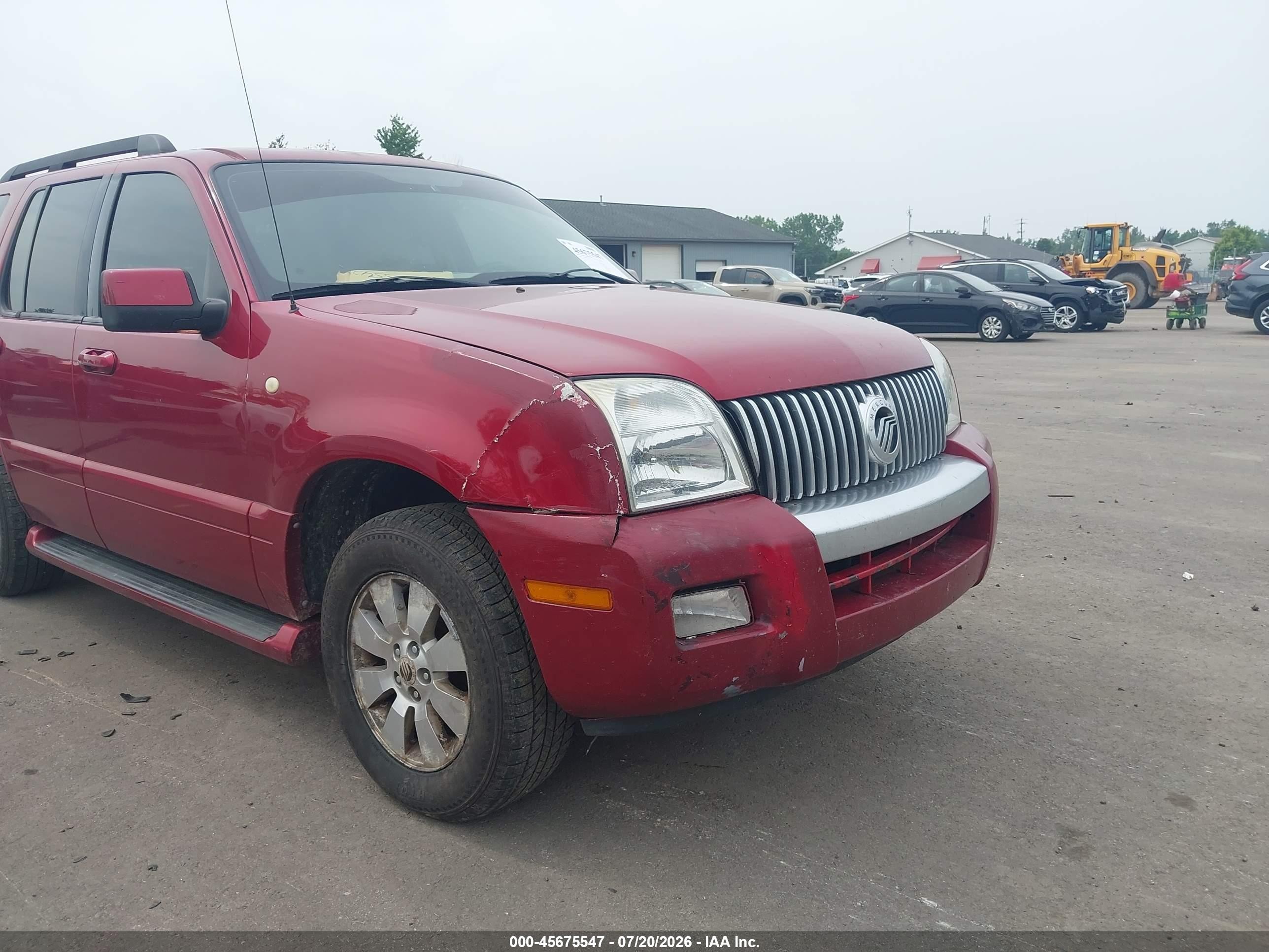 2006 Mercury Mountaineer Luxury Red vin: 4M2EU47E16UJ05855