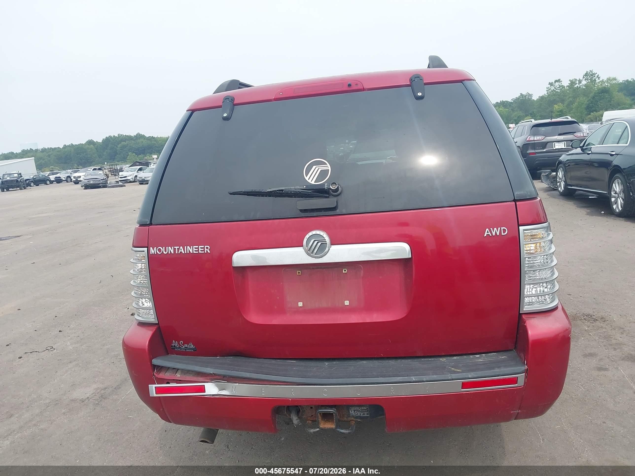 2006 Mercury Mountaineer Luxury Red vin: 4M2EU47E16UJ05855